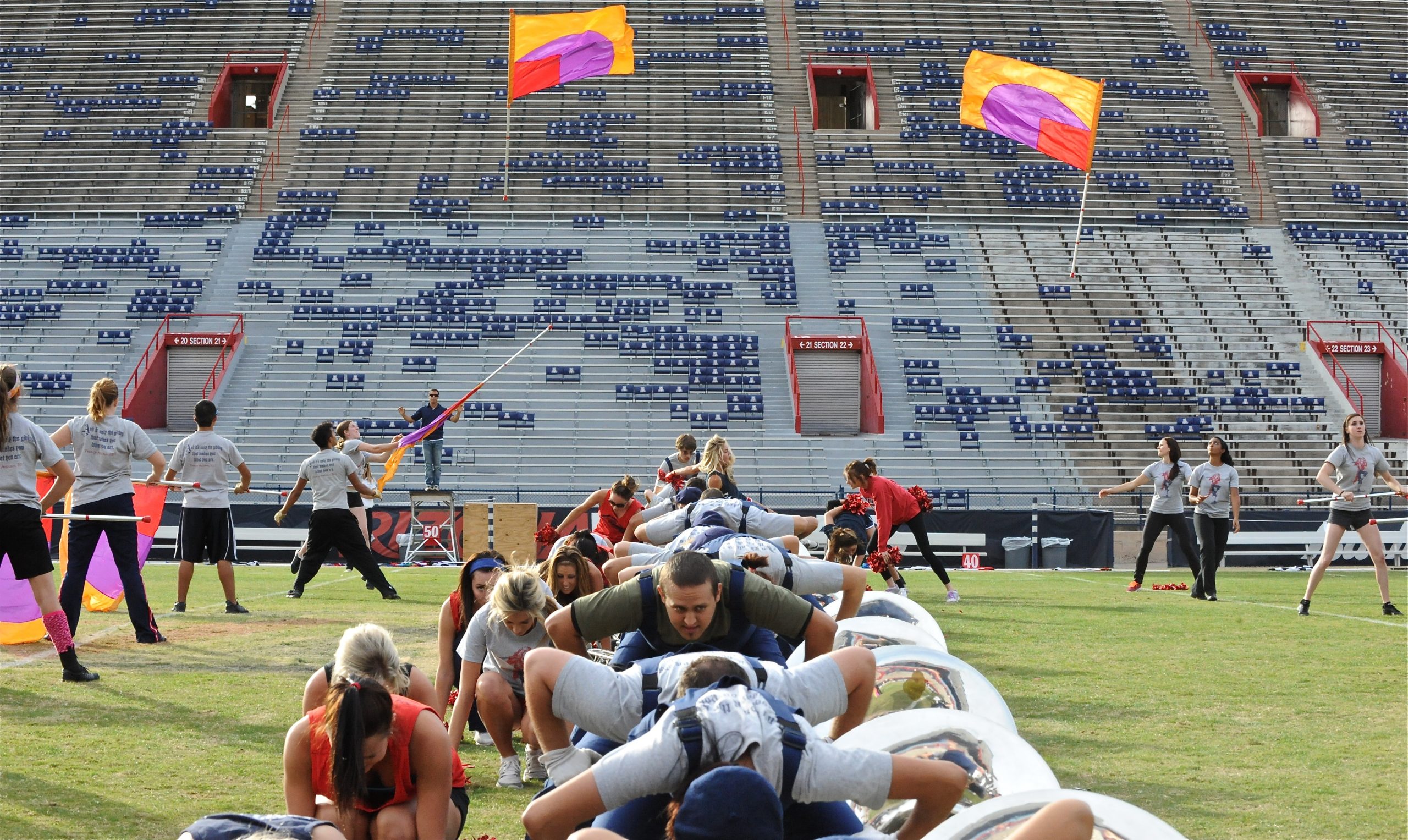 Pride Band Day Rehearsal
