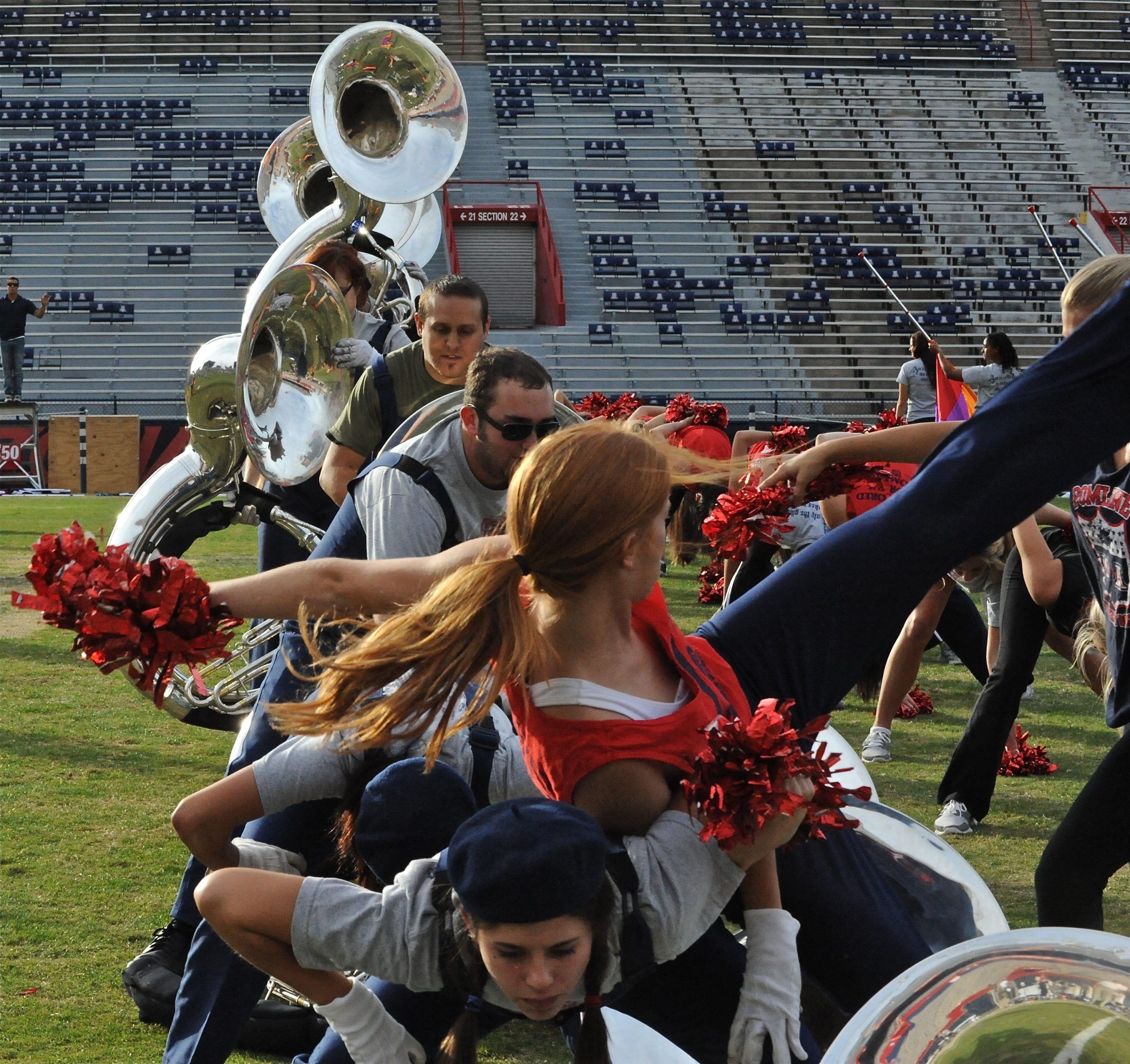Pride Band Day Rehearsal