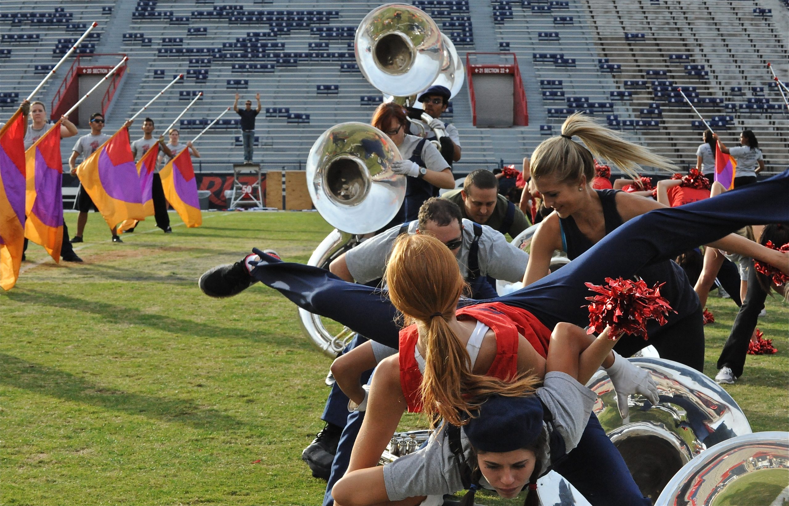 Pride Band Day Rehearsal