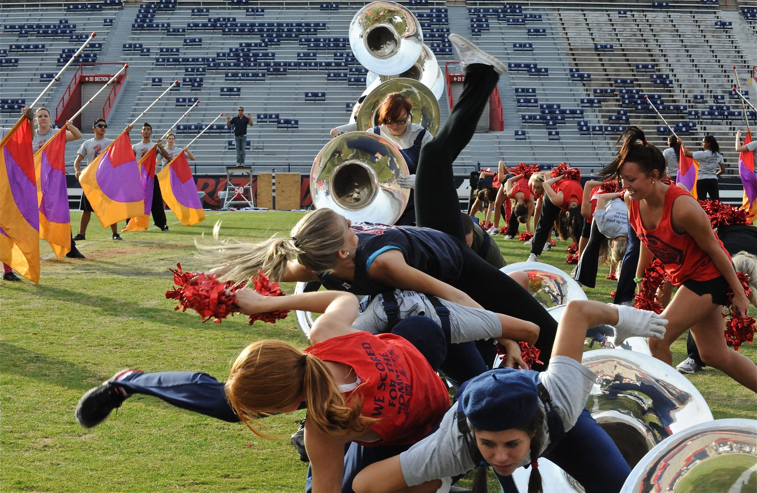Pride Band Day Rehearsal