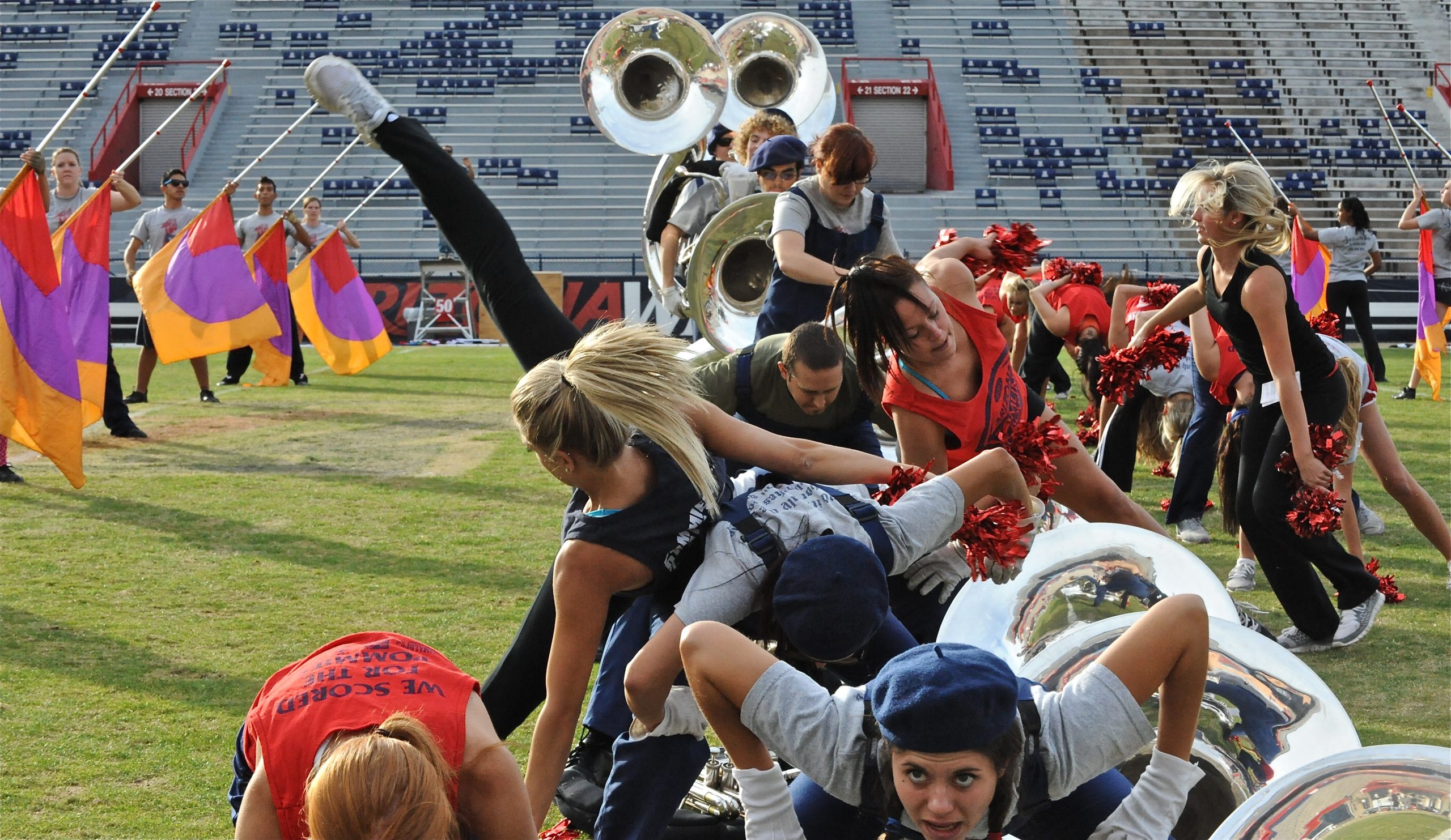 Pride Band Day Rehearsal