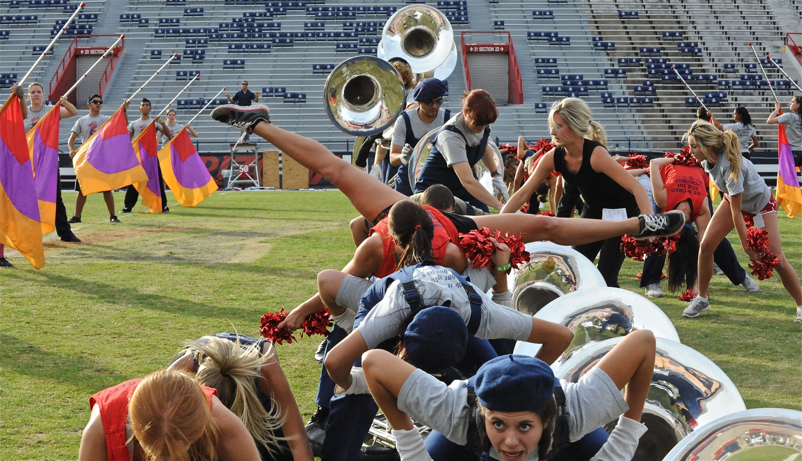 Pride Band Day Rehearsal