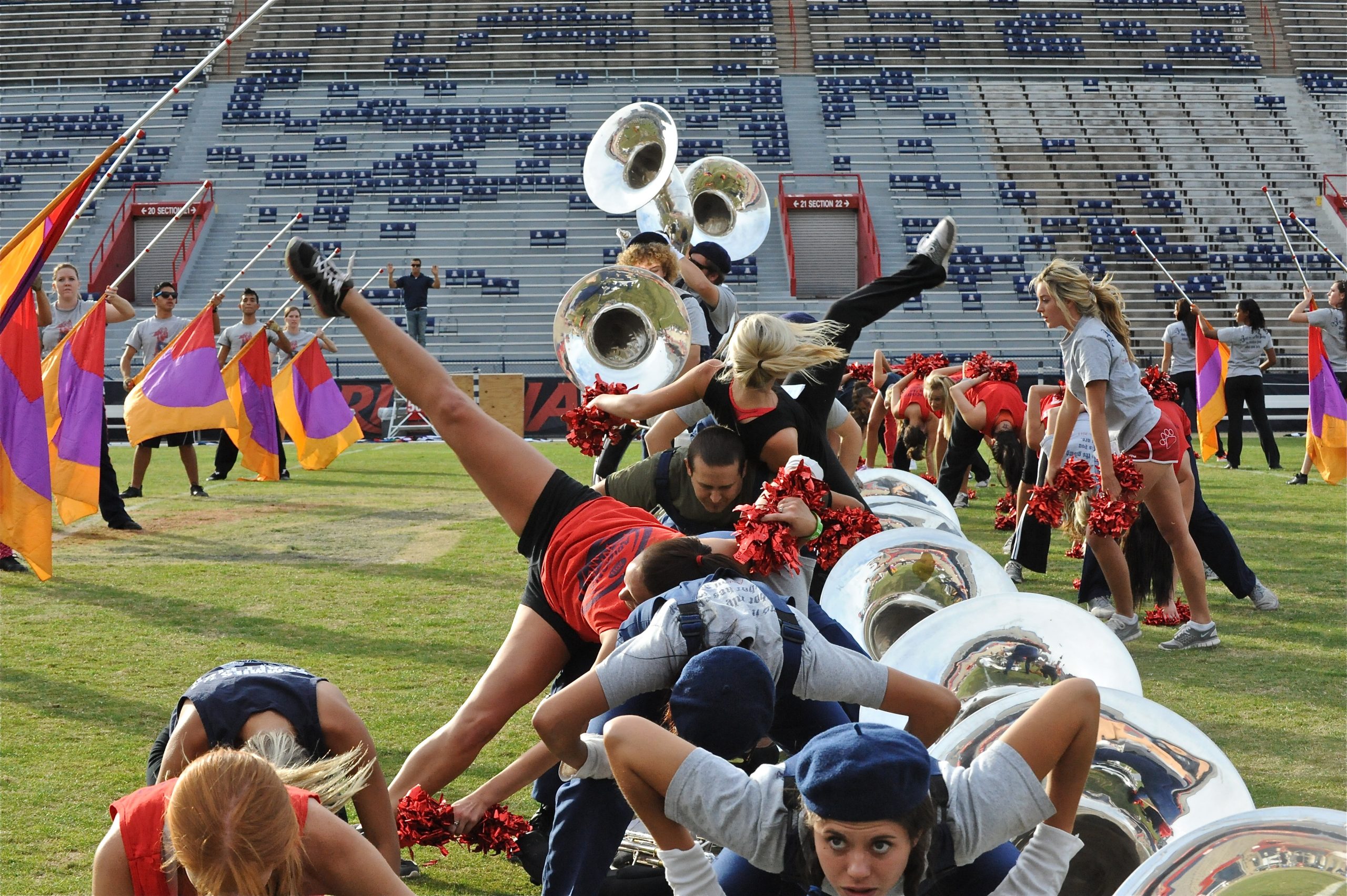 Pride Band Day Rehearsal