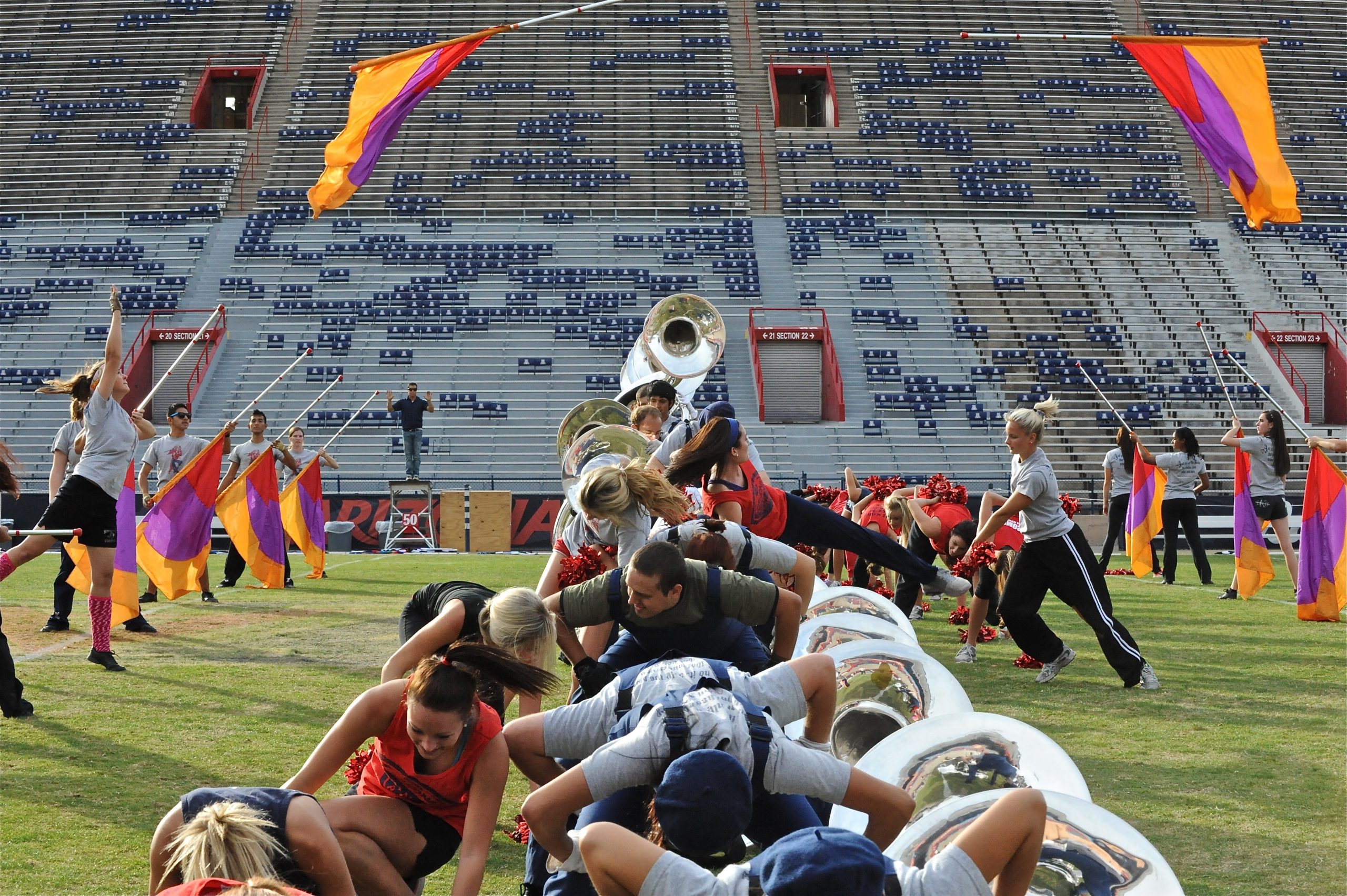 Pride Band Day Rehearsal