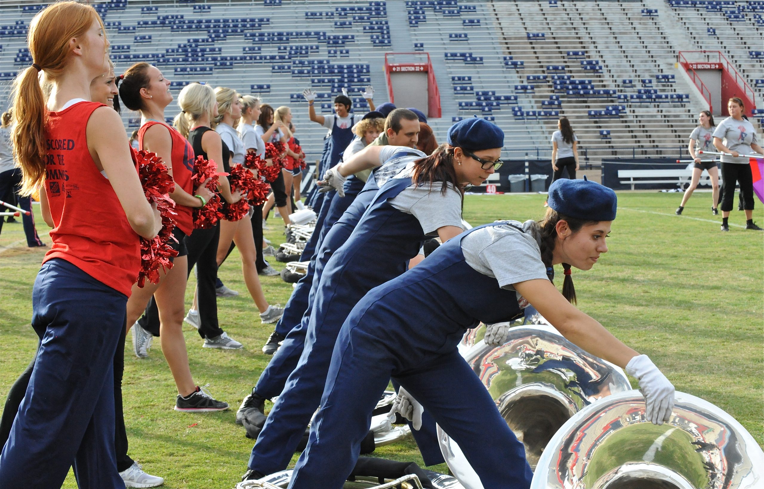 Pride Band Day Rehearsal
