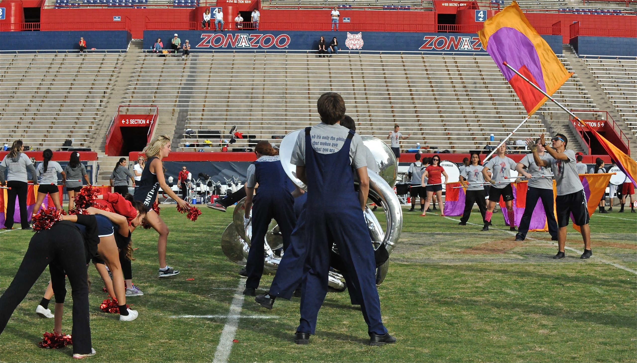 Pride Band Day Rehearsal