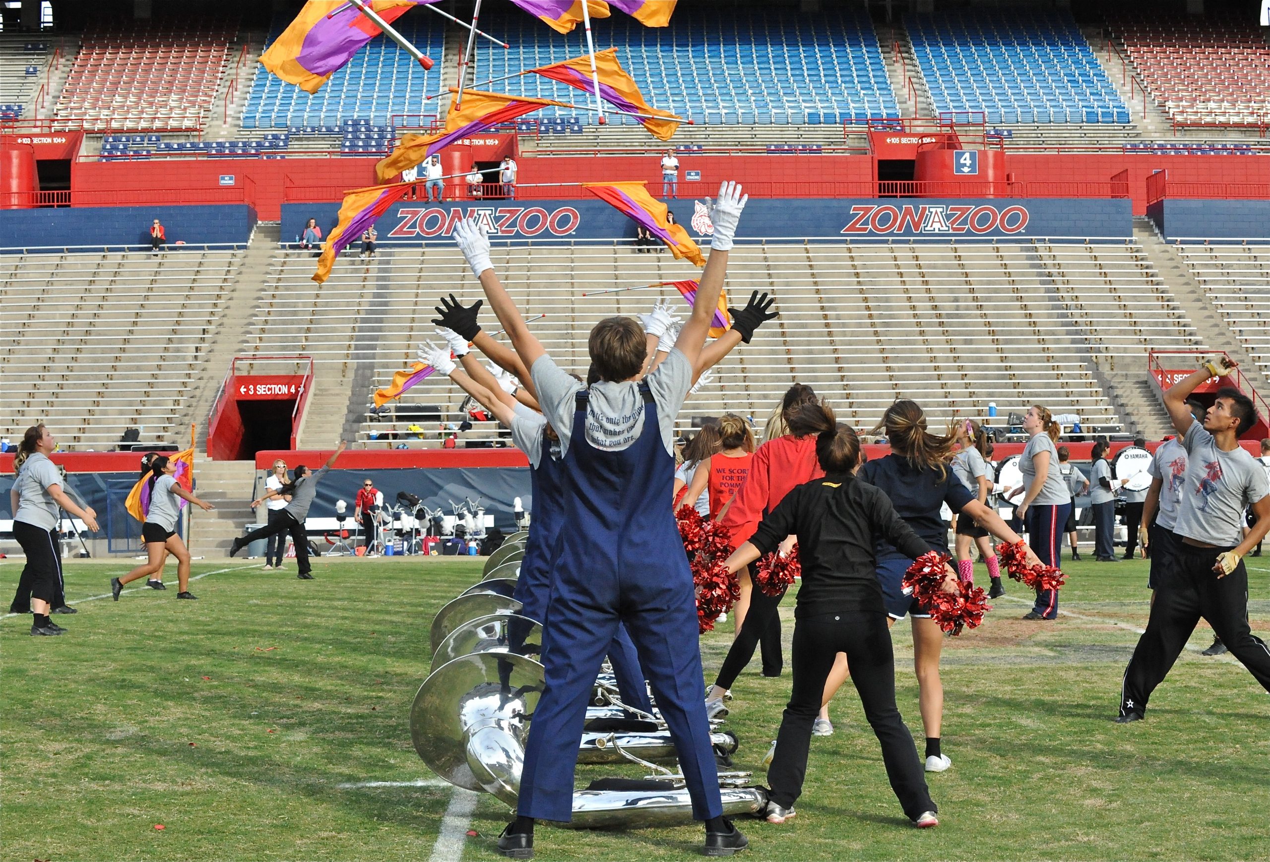 Pride Band Day Rehearsal