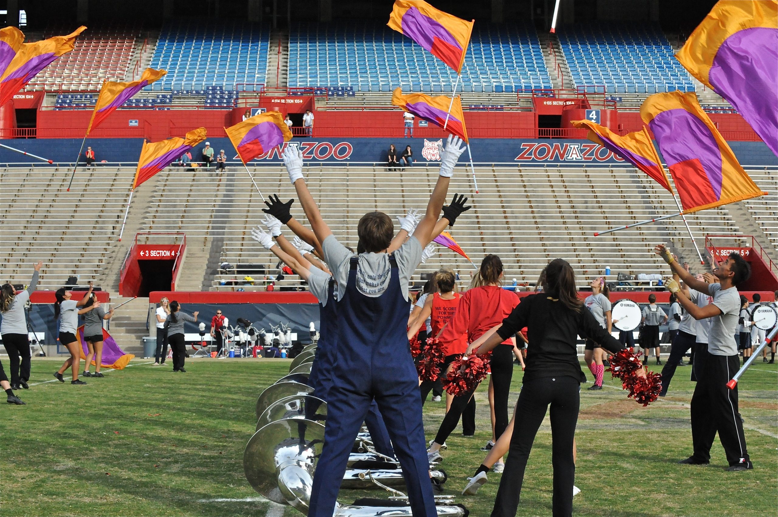 Pride Band Day Rehearsal