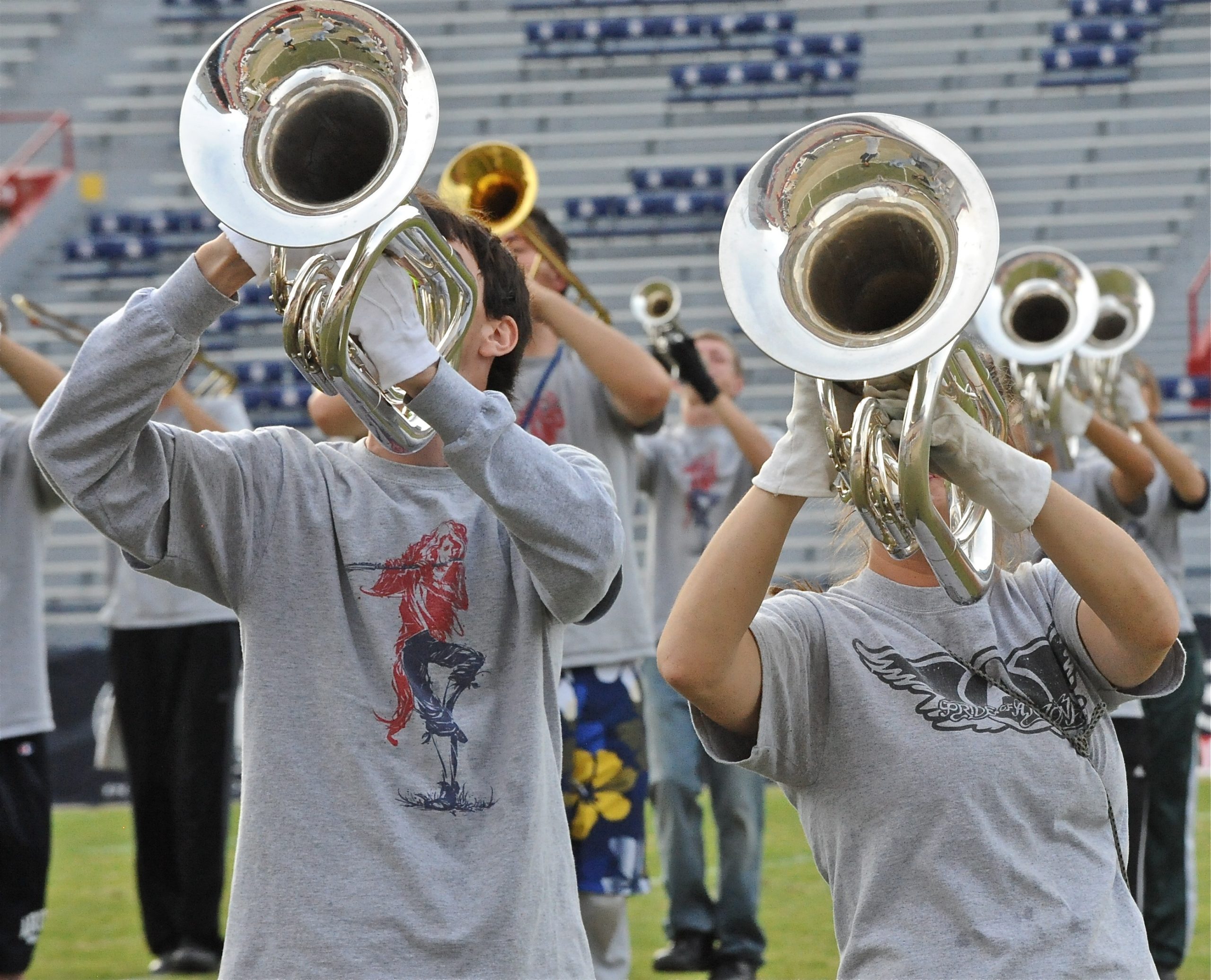 Pride Band Day Rehearsal