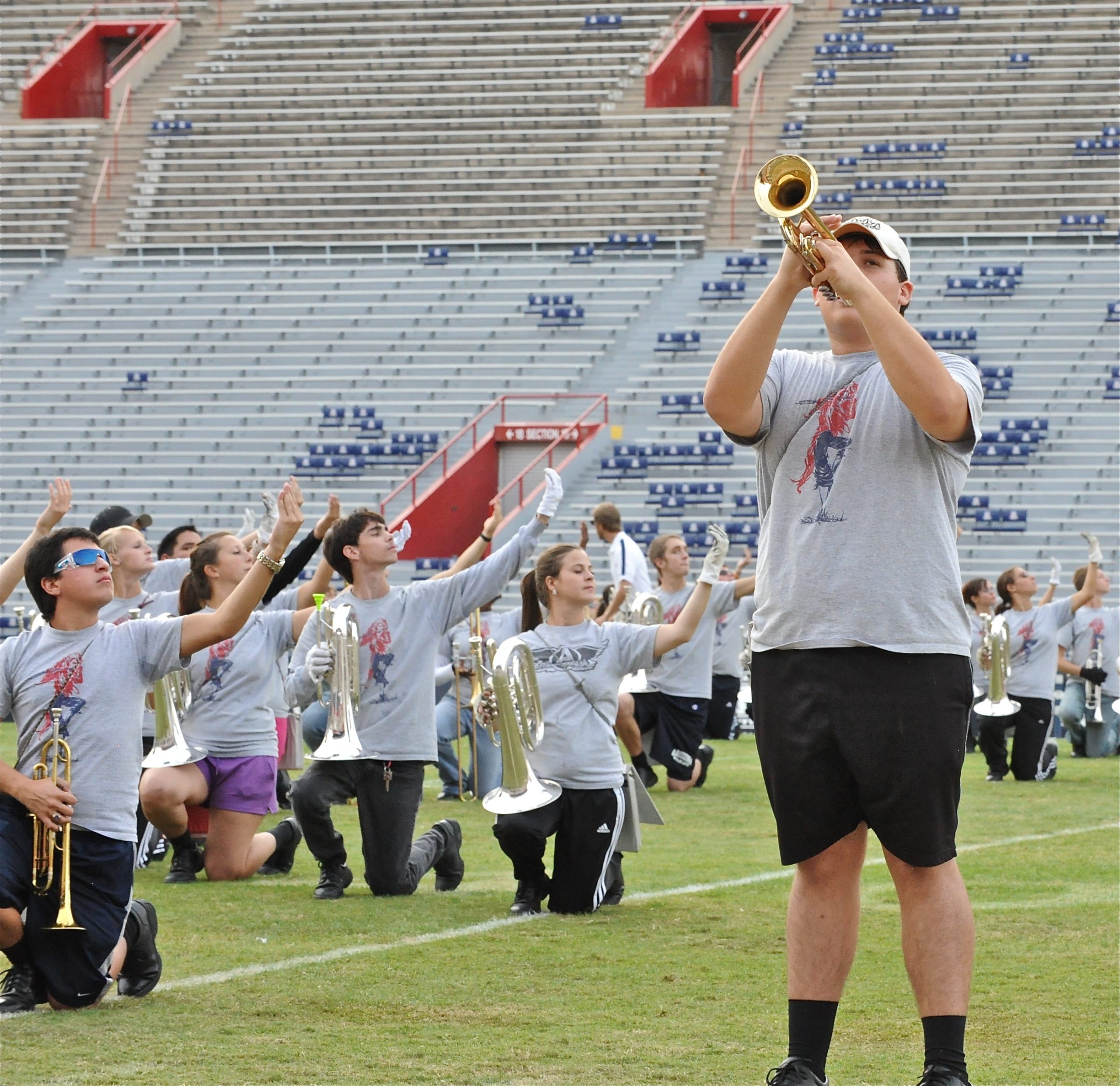 Pride Band Day Rehearsal