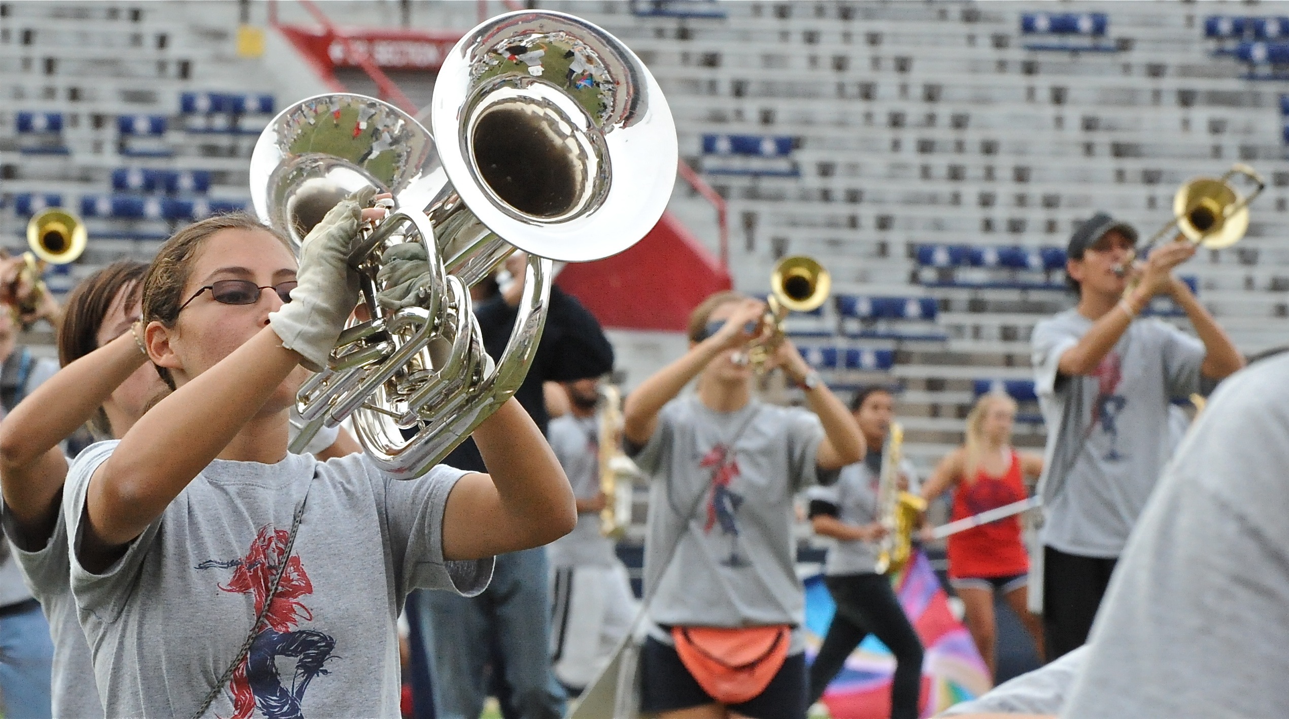 Pride Band Day Rehearsal