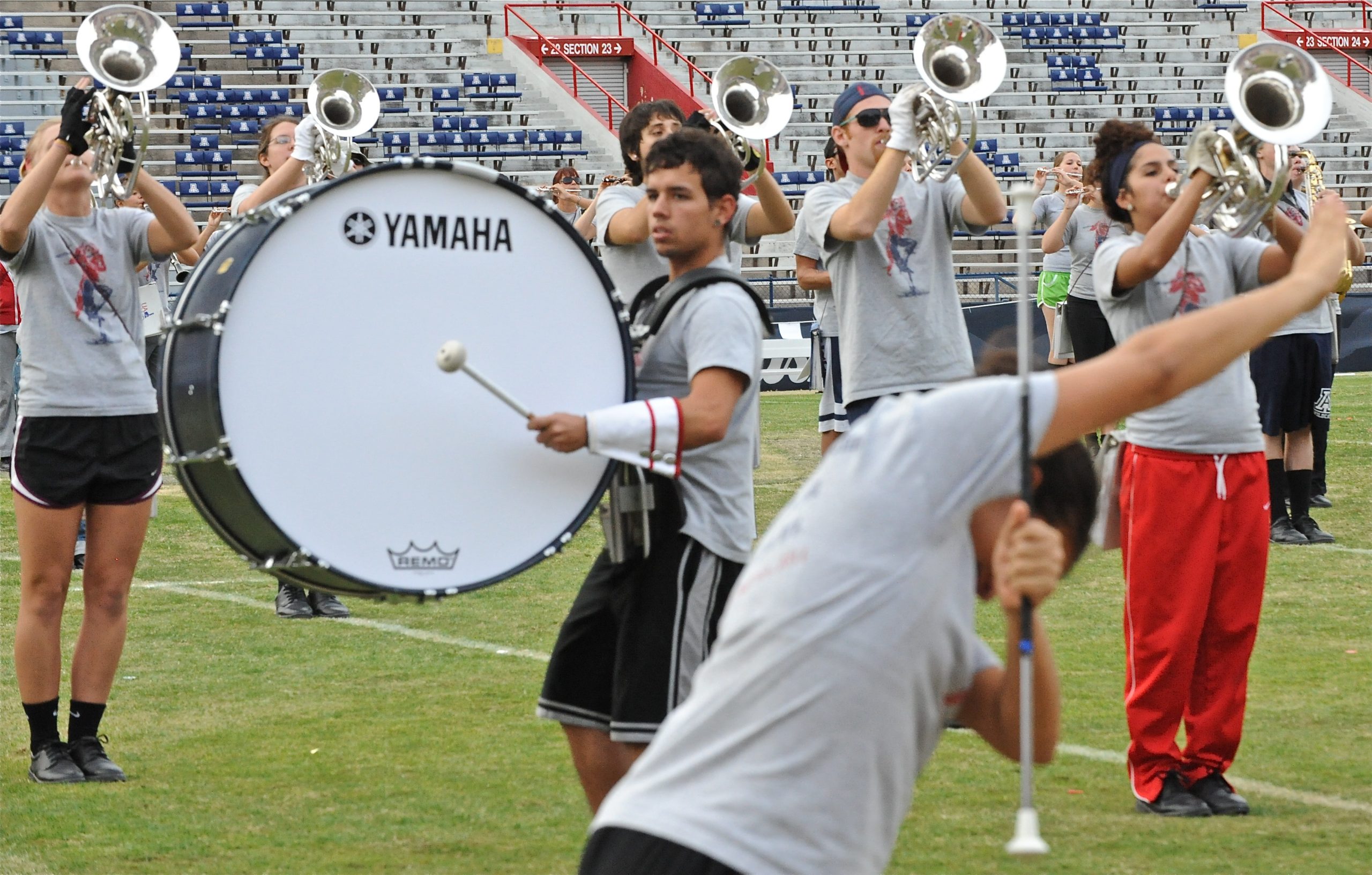 Pride Band Day Rehearsal