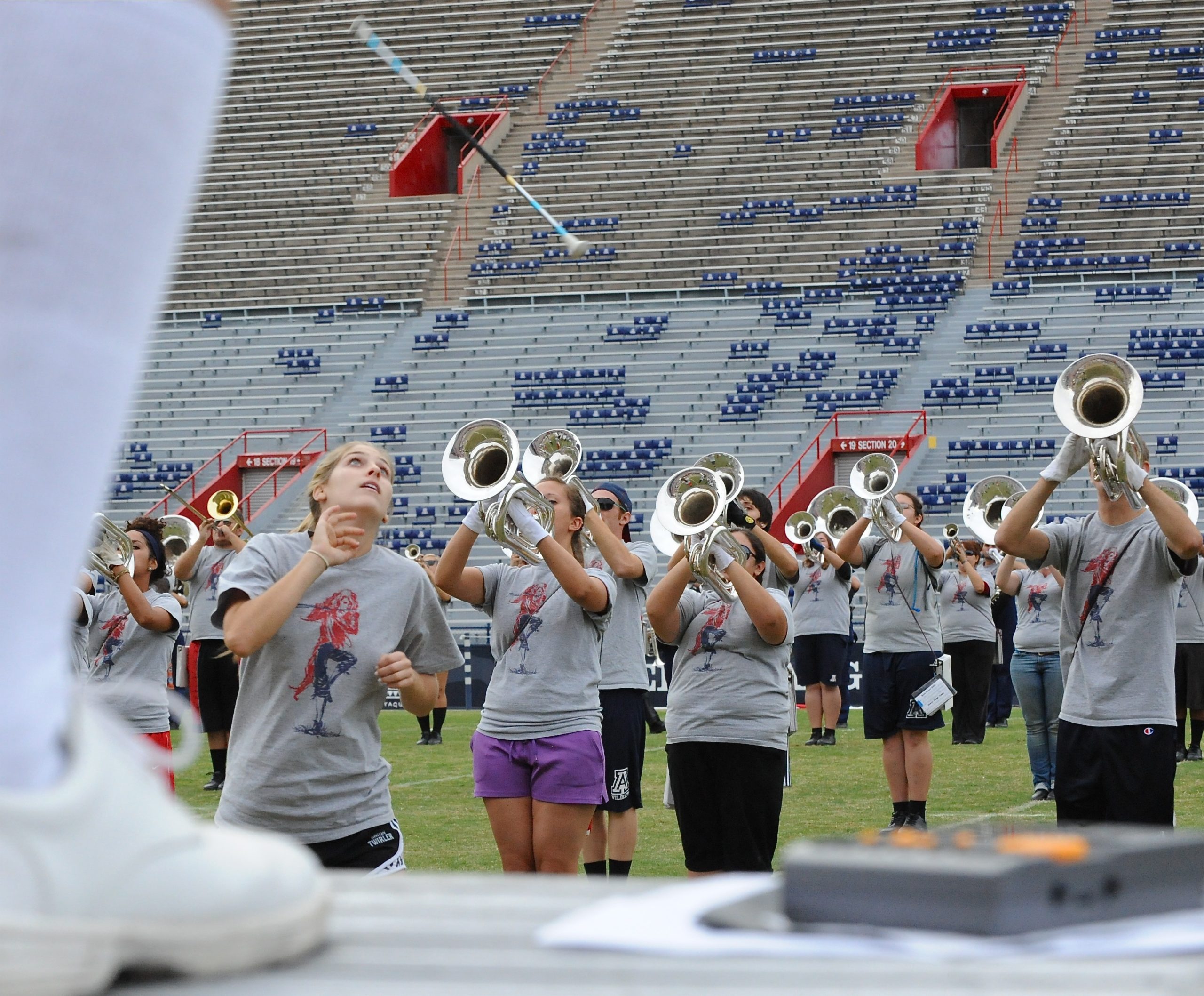 Pride Band Day Rehearsal