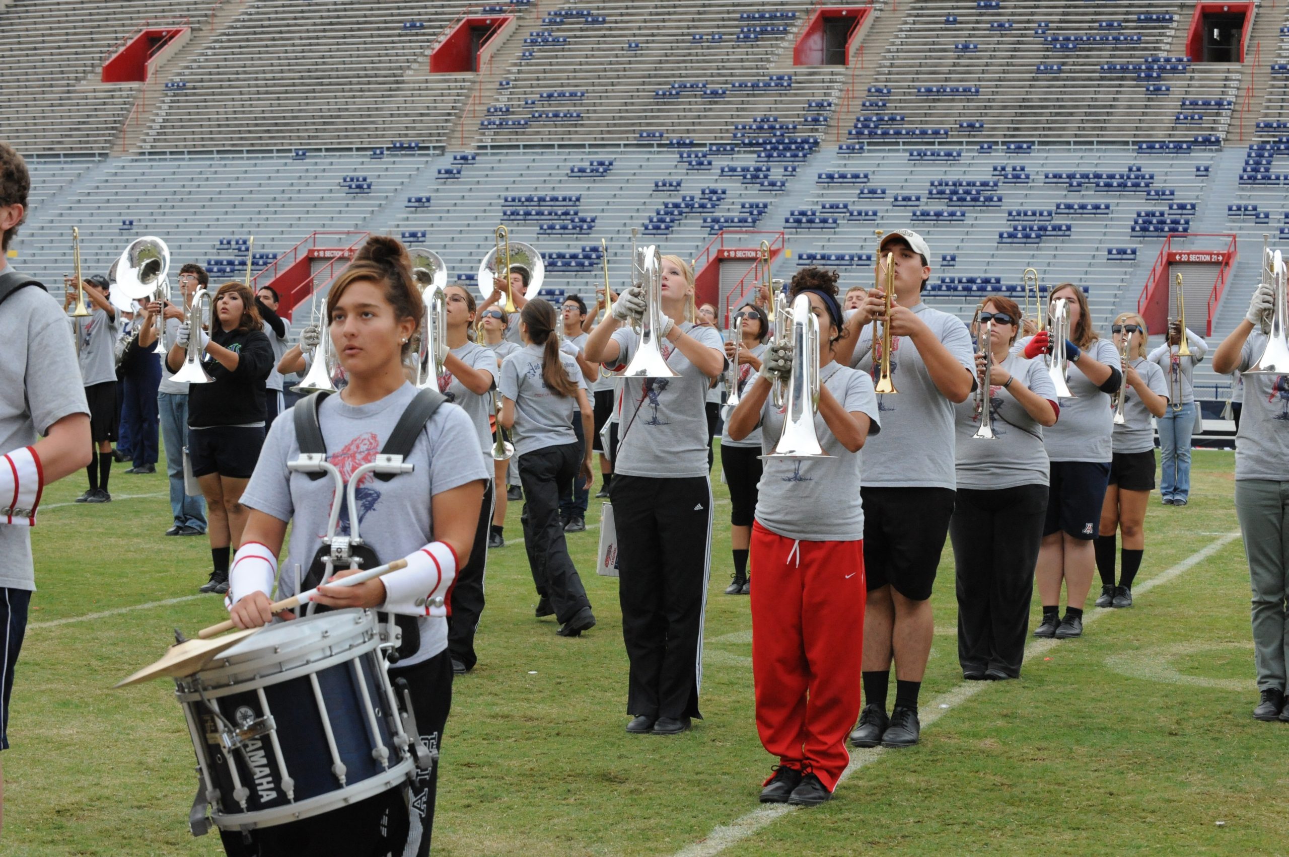 Pride Band Day Rehearsal