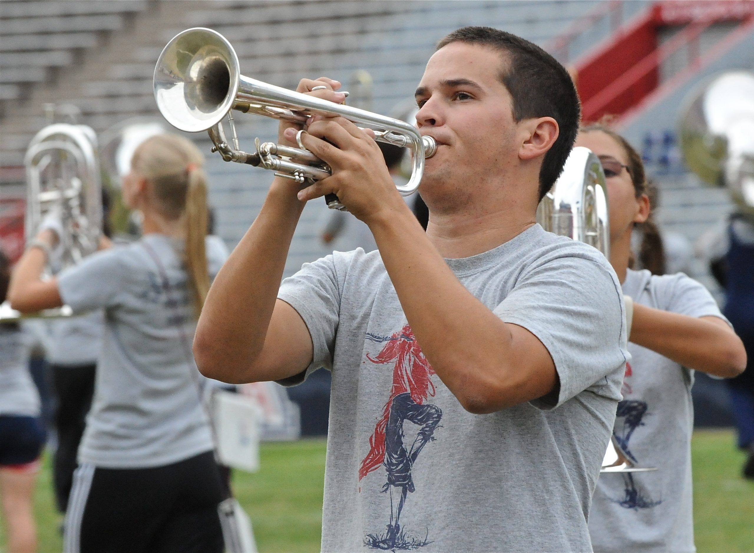 Pride Band Day Rehearsal
