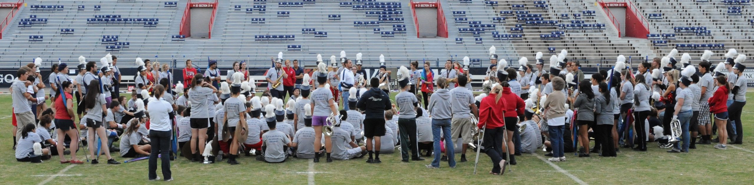 Pride Band Day Rehearsal