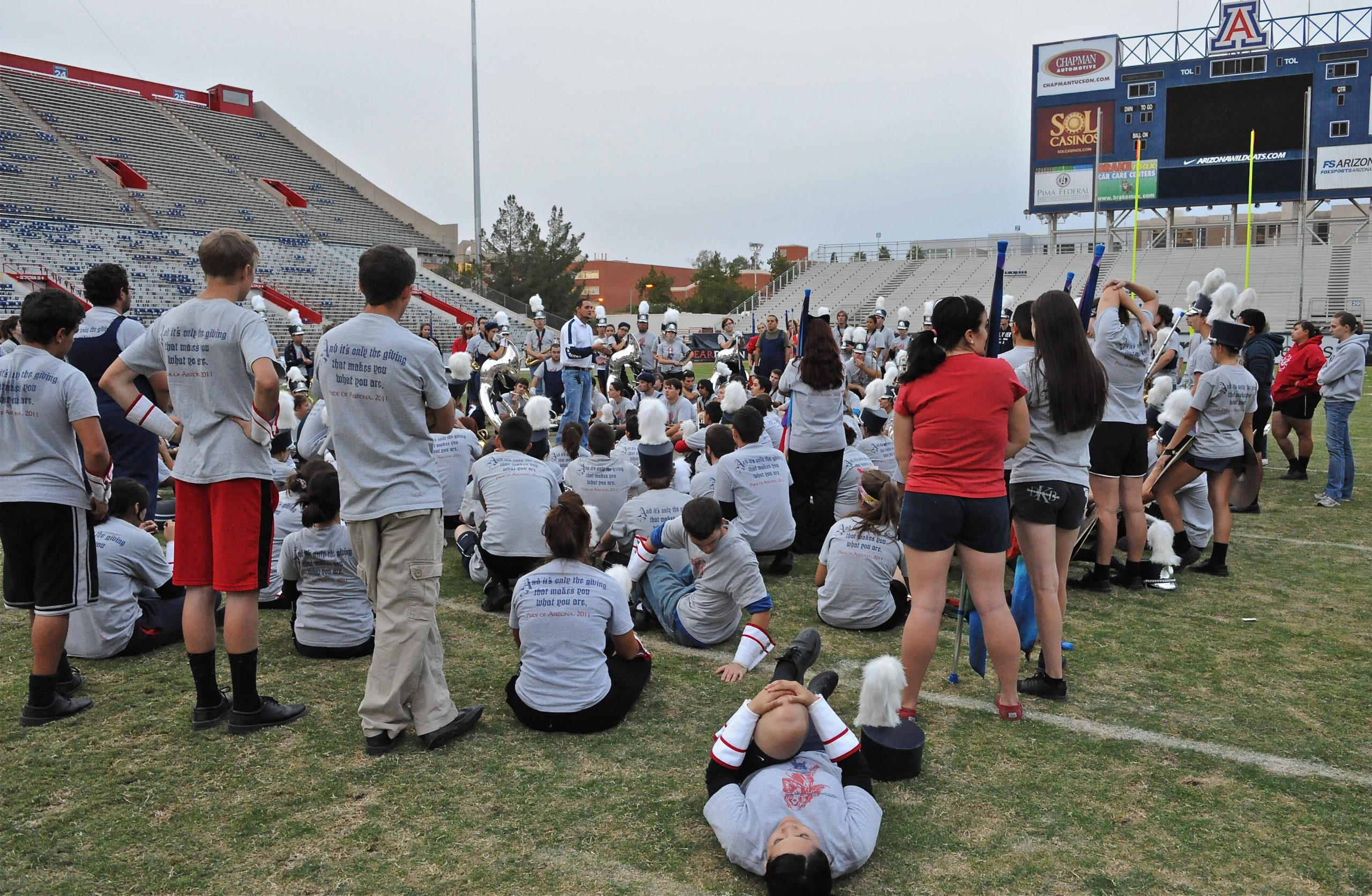 Pride Band Day Rehearsal