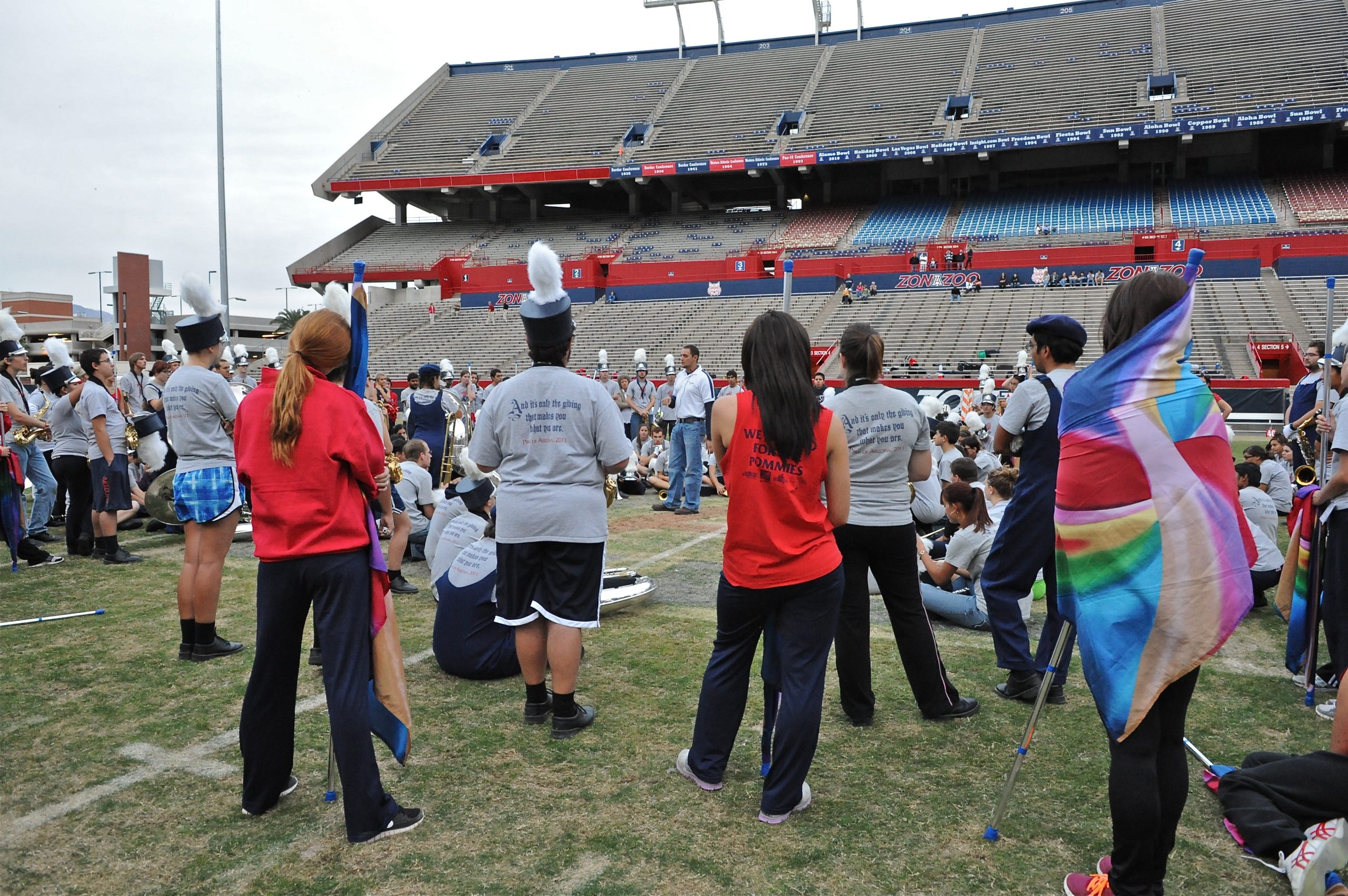 Pride Band Day Rehearsal