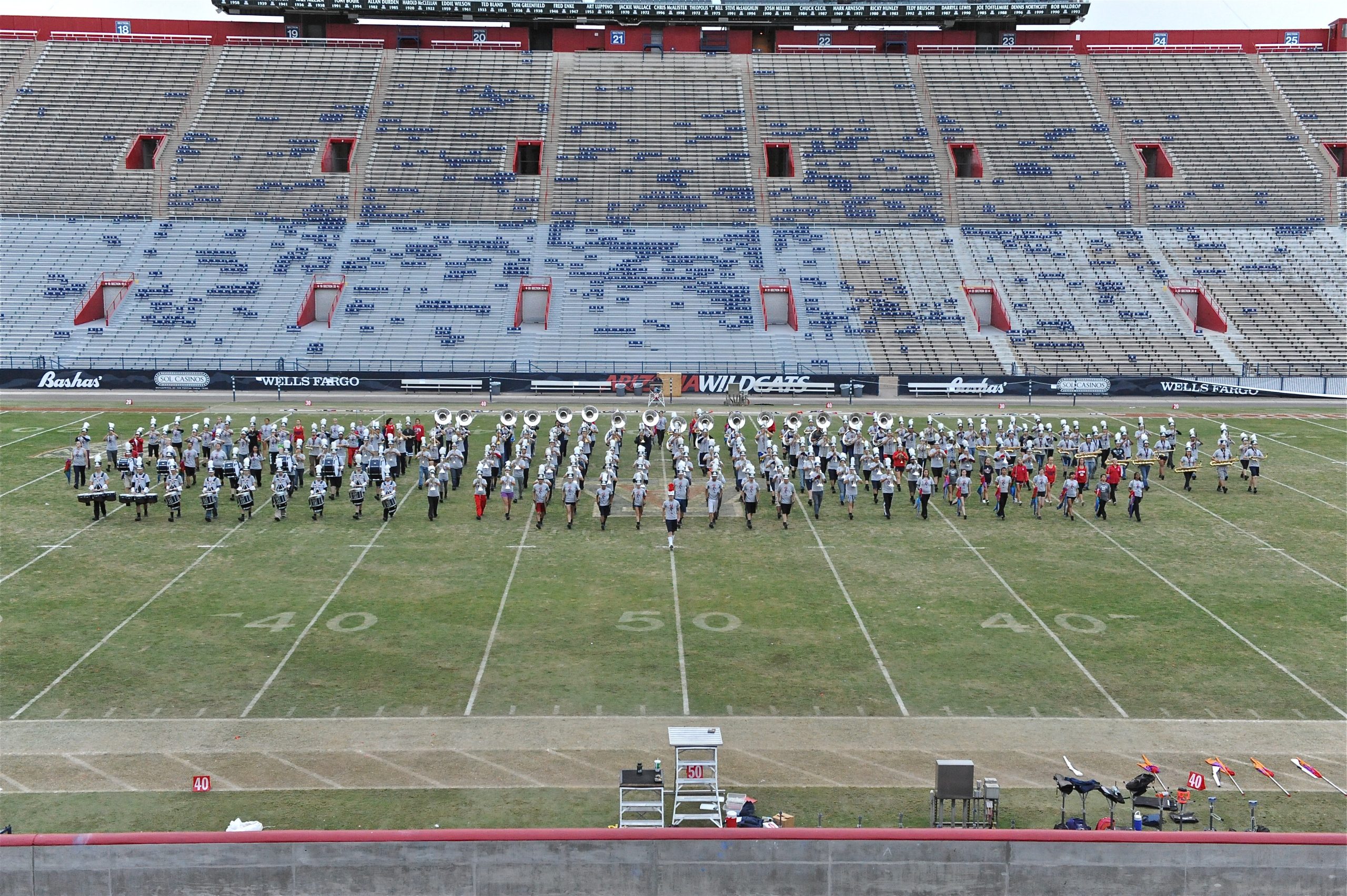 Pride Band Day Rehearsal