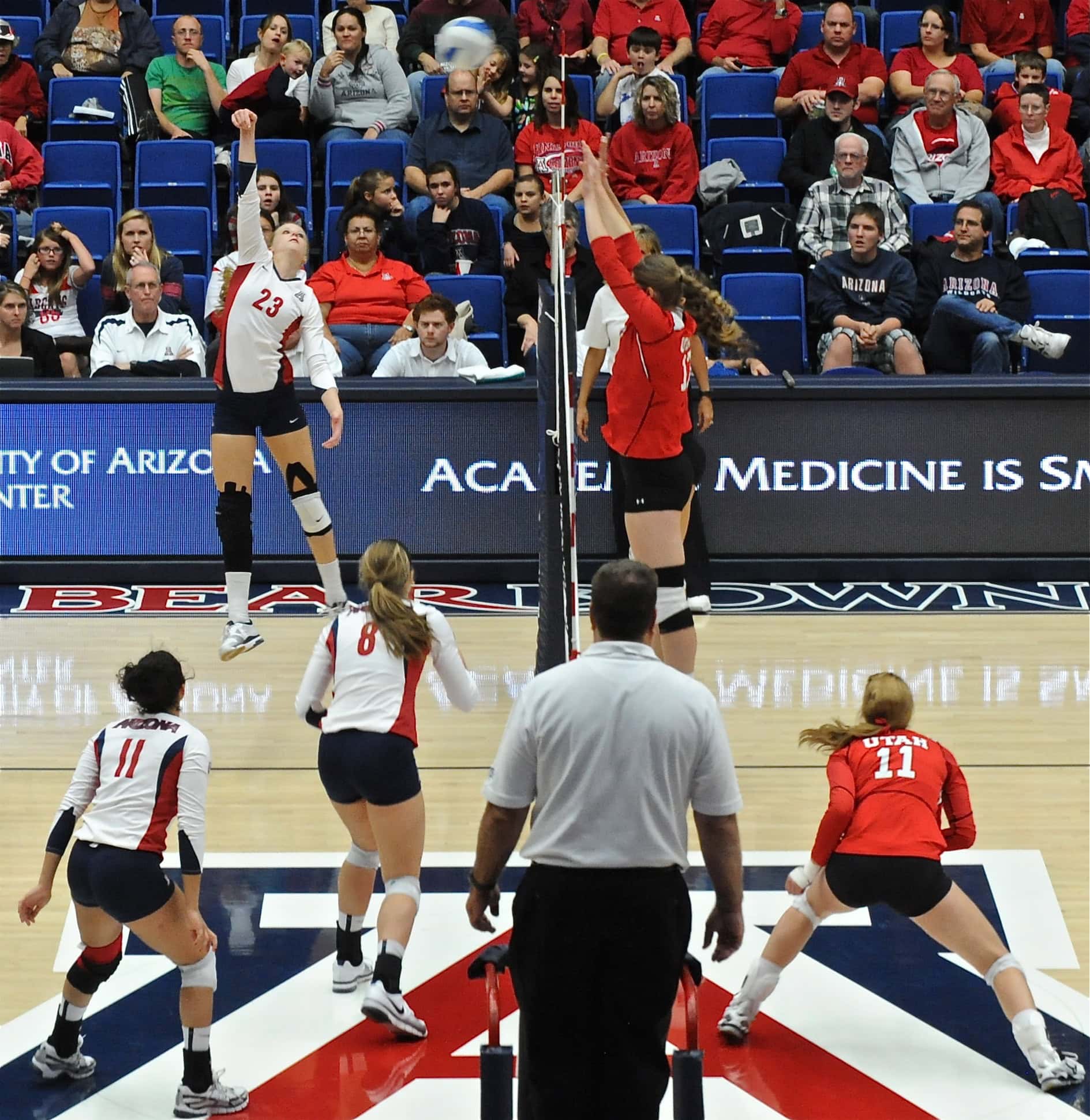 UA Utah Volleyball 11/11/11