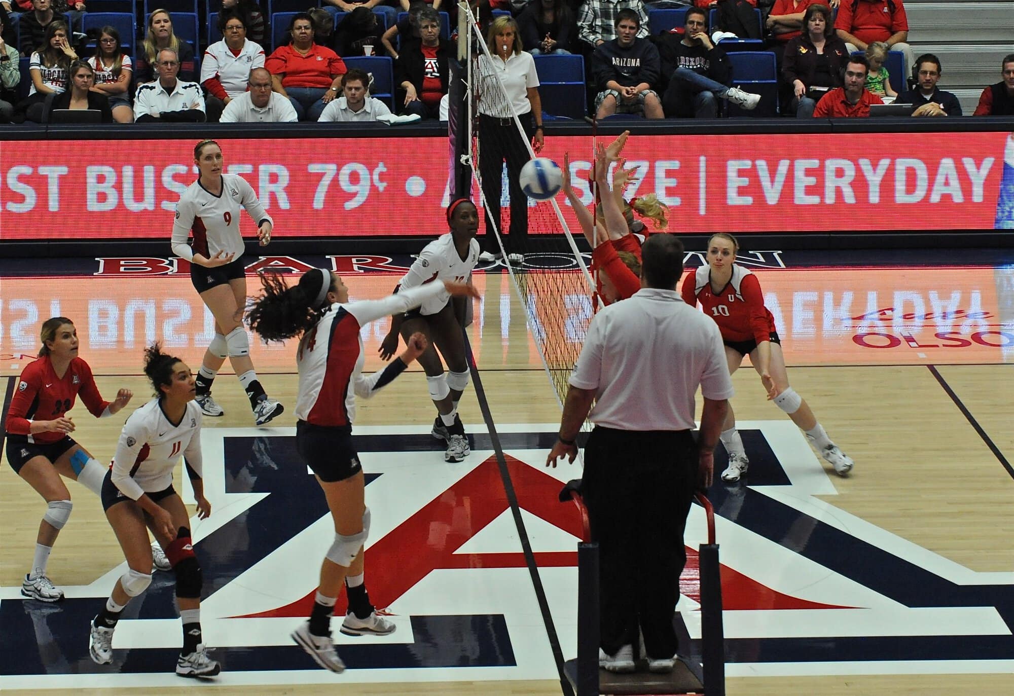 UA Utah Volleyball 11/11/11