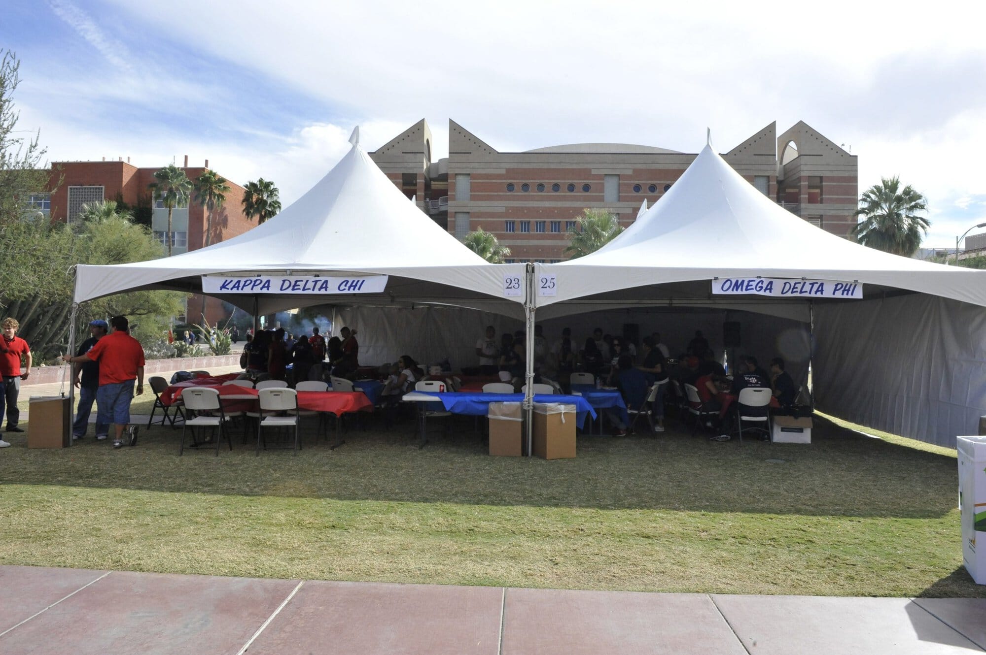 Tents on the Mall