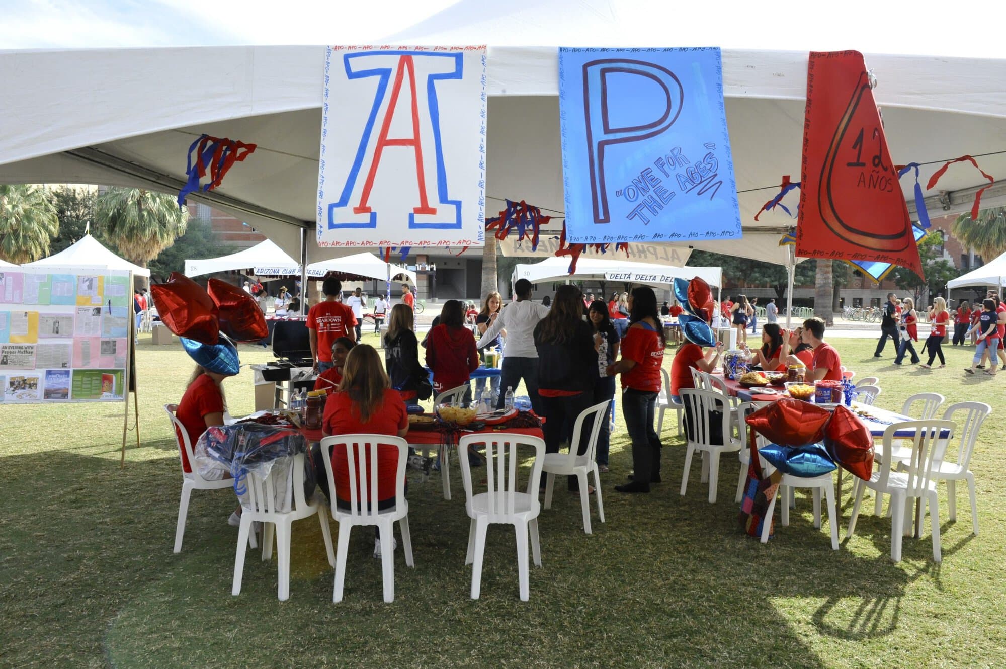 Tents on the Mall