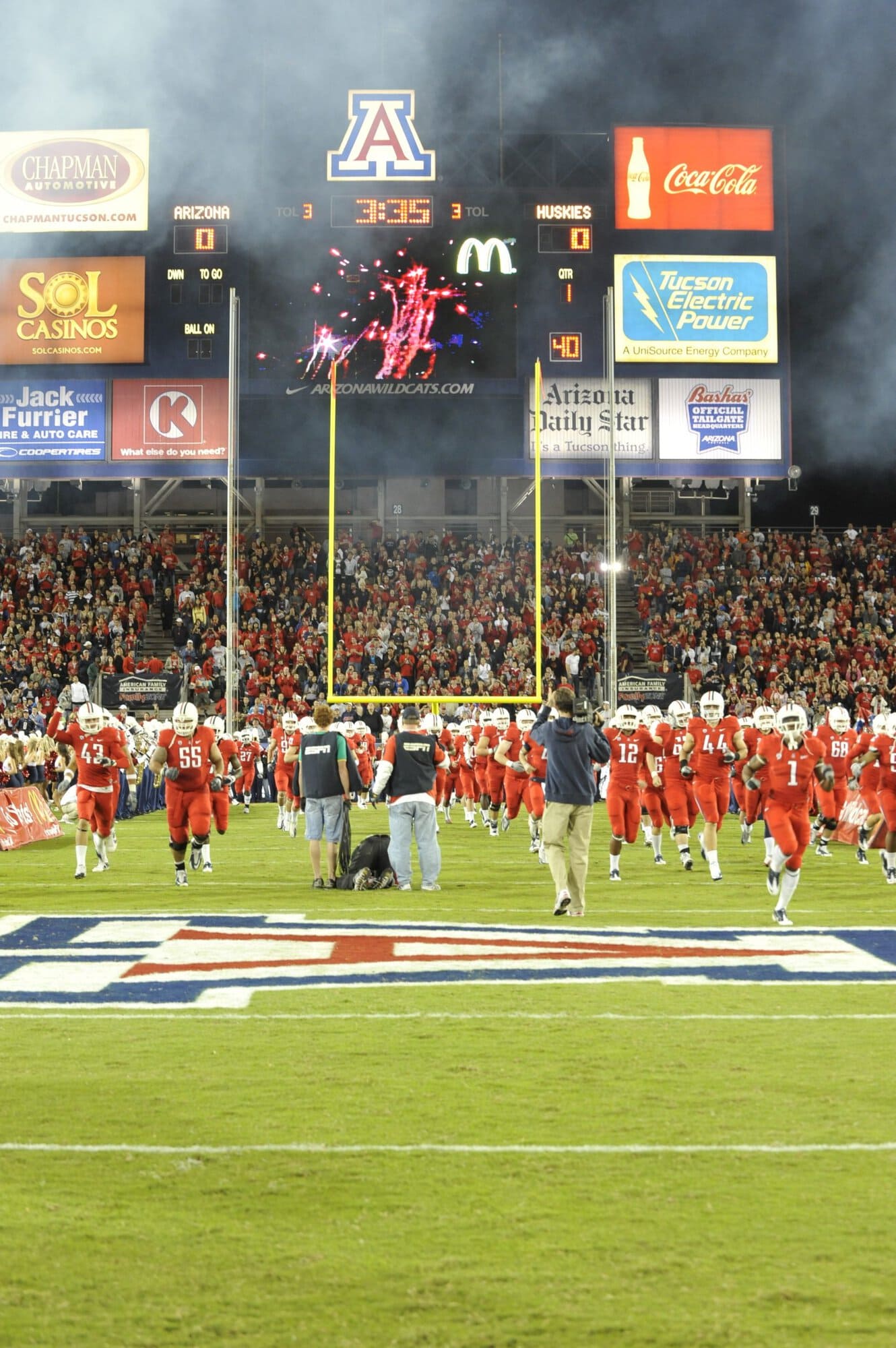 Pre-Game Washington vs Arizona