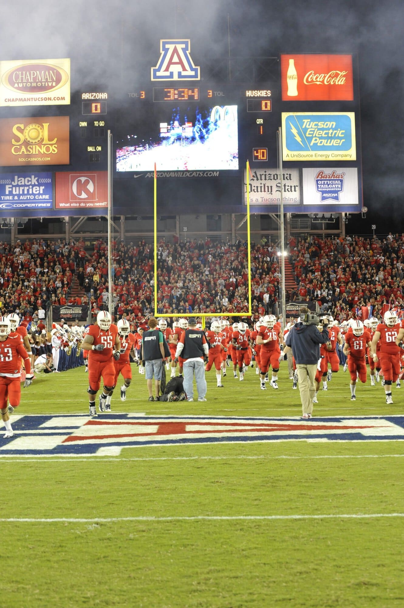 Pre-Game Washington vs Arizona