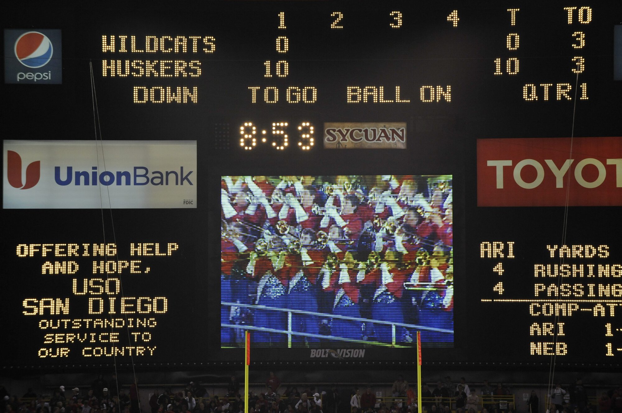 Holiday Bowl 1st Half