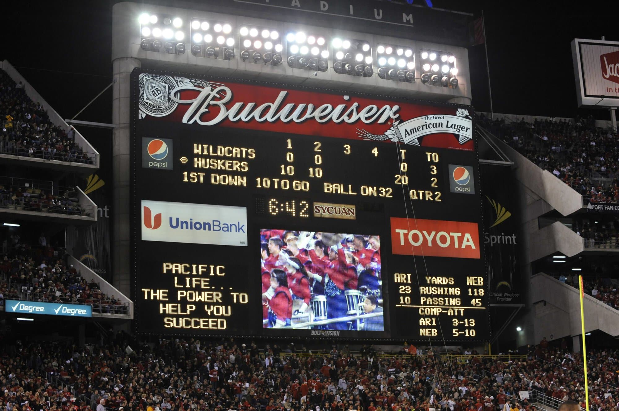 Holiday Bowl 1st Half