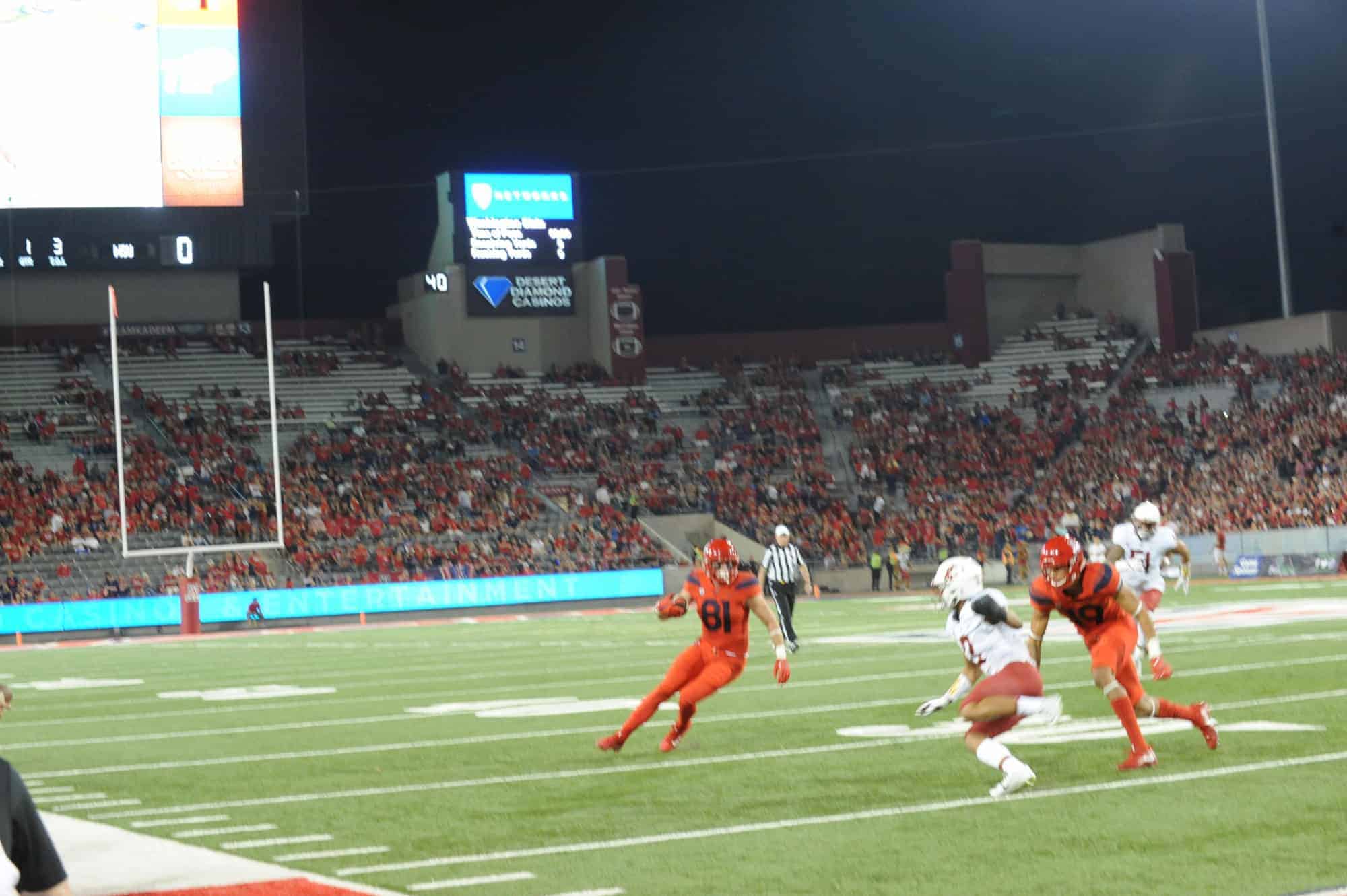 WSU vs UA First Half
