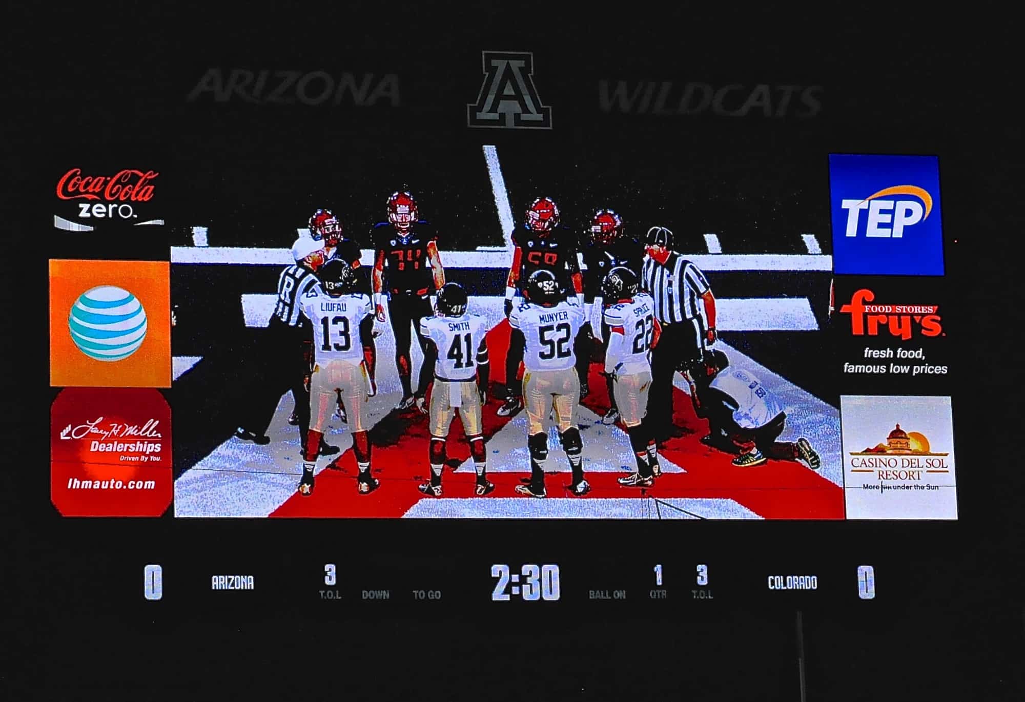UA vs Colorado – 1st Half