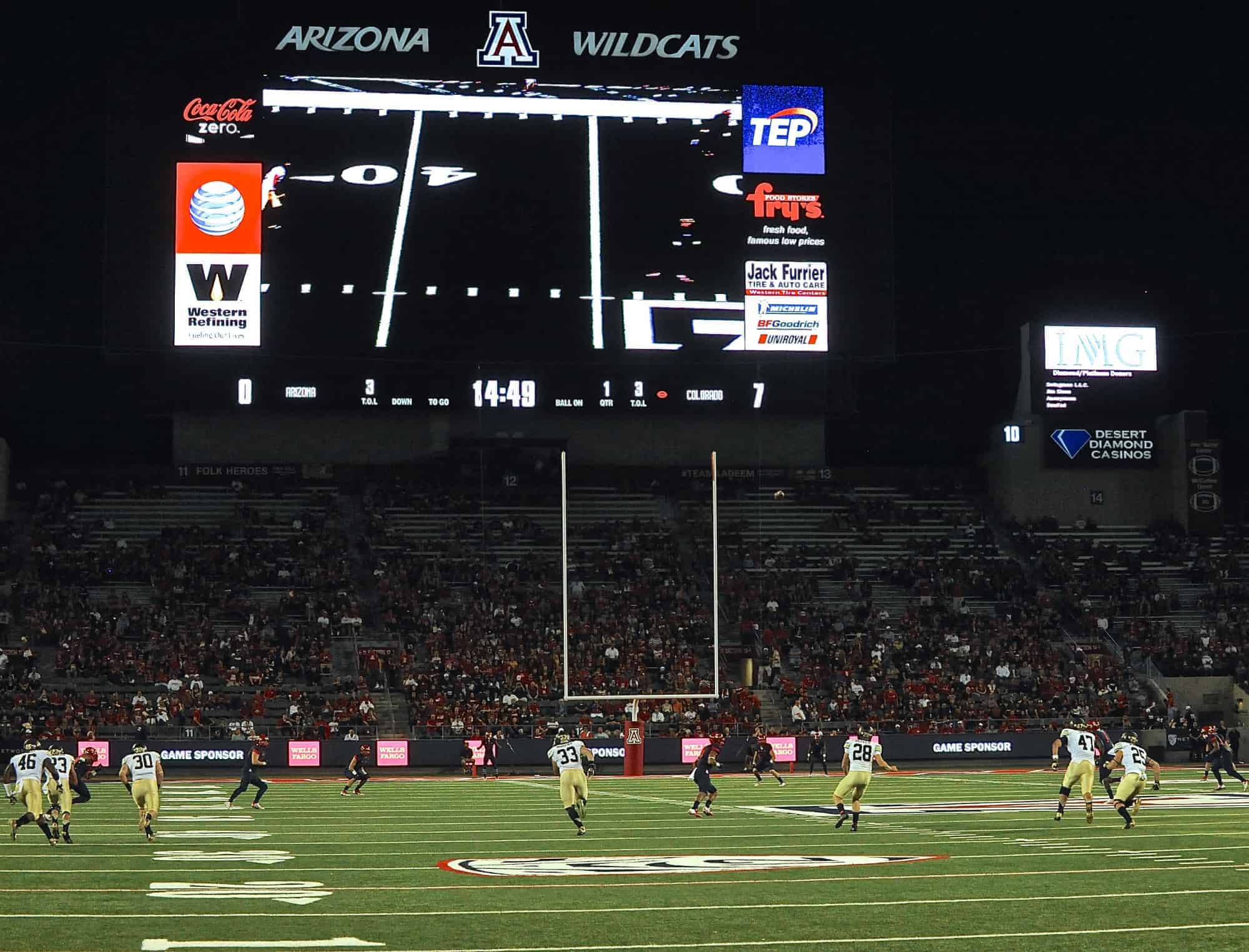 UA vs Colorado – 1st Half