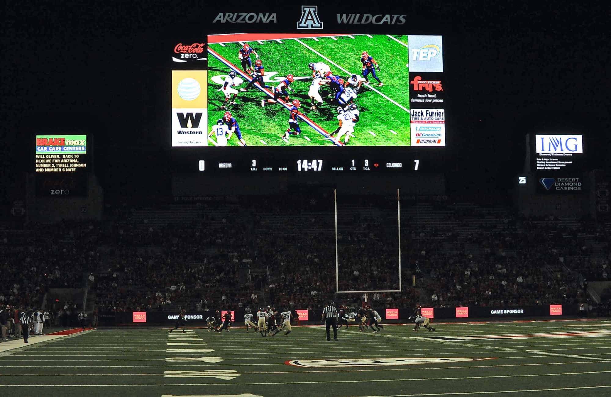 UA vs Colorado – 1st Half