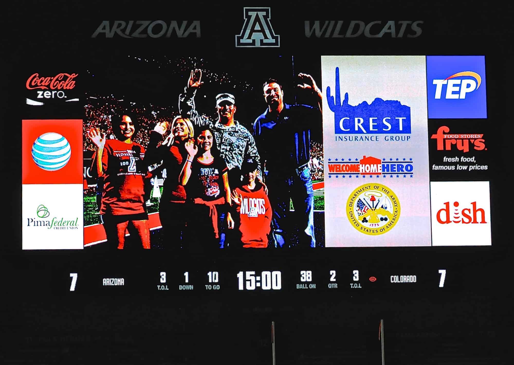 UA vs Colorado – 1st Half