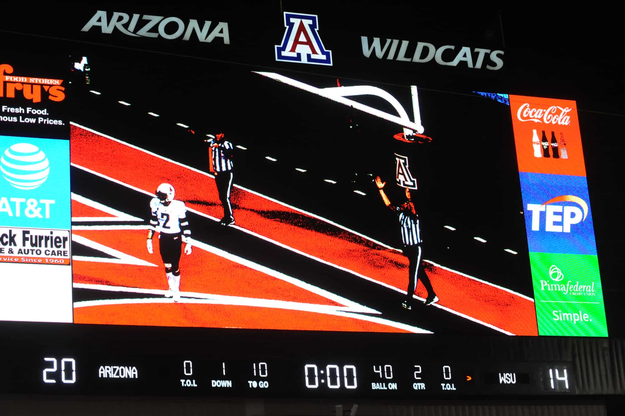 WSU vs UA First Half