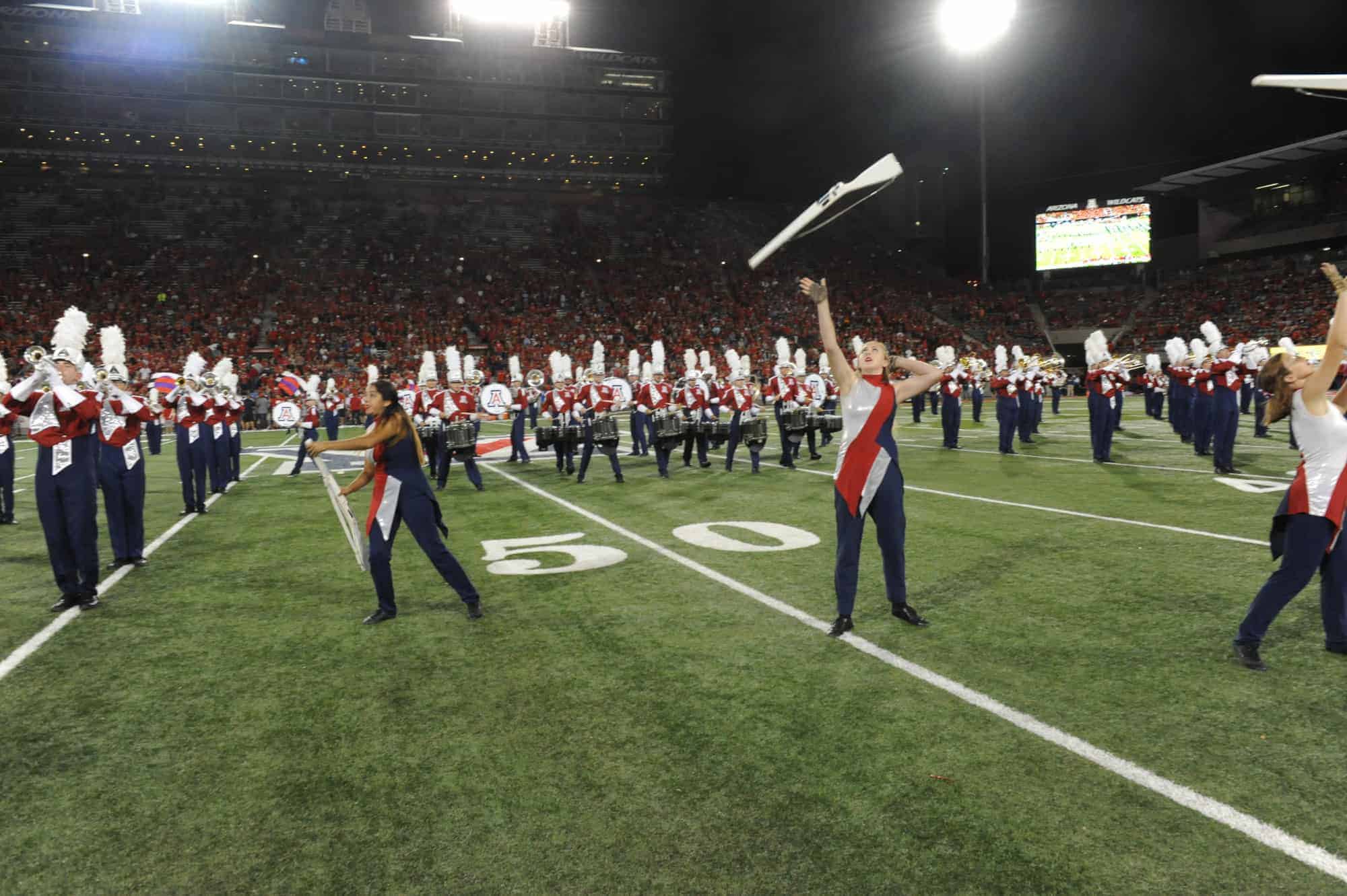 WSU vs UA Halftime