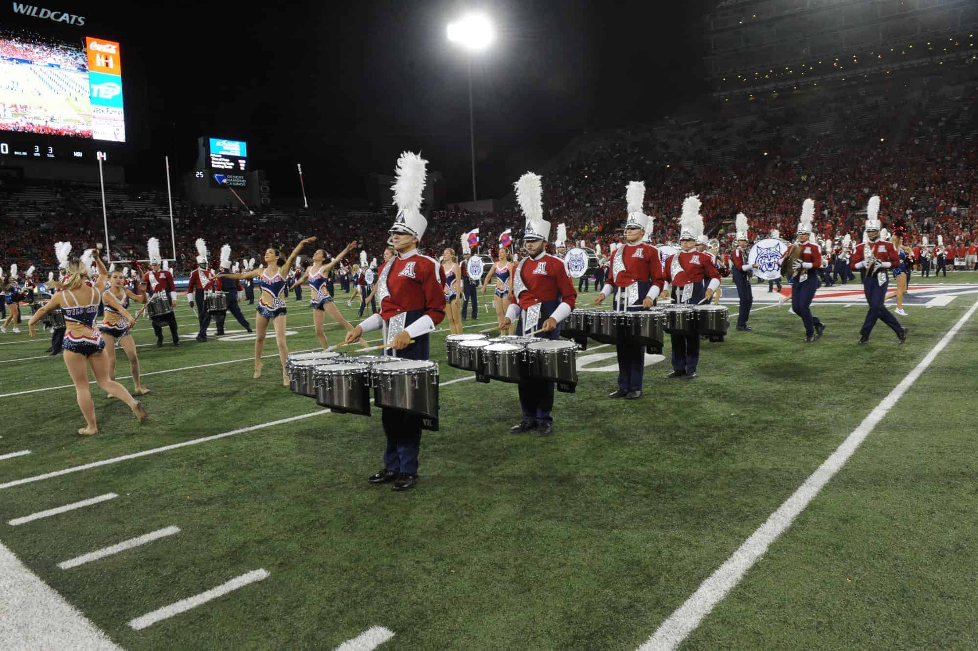 WSU vs UA Halftime
