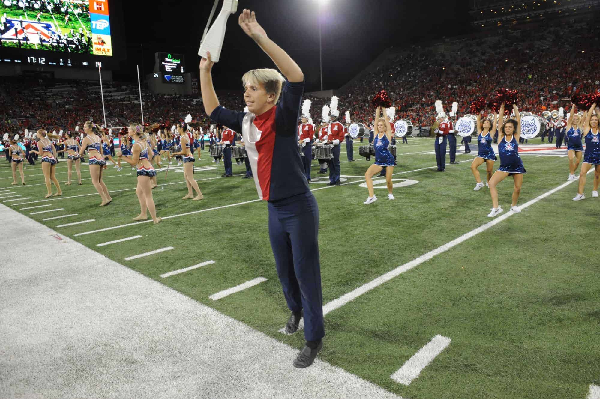 WSU vs UA Halftime