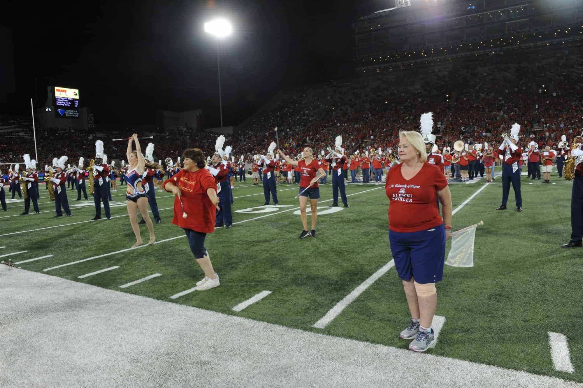 WSU vs UA Halftime
