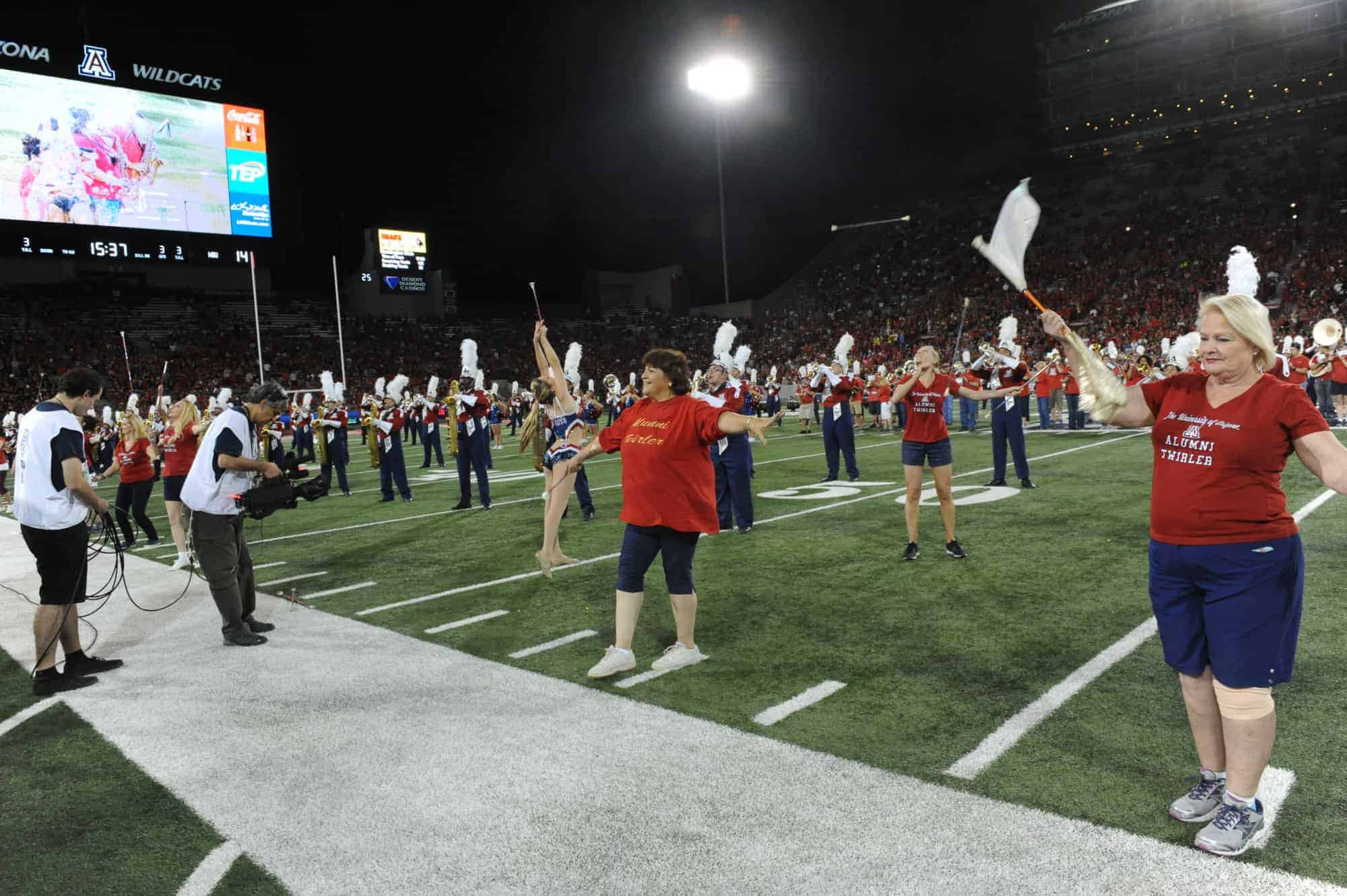 WSU vs UA Halftime