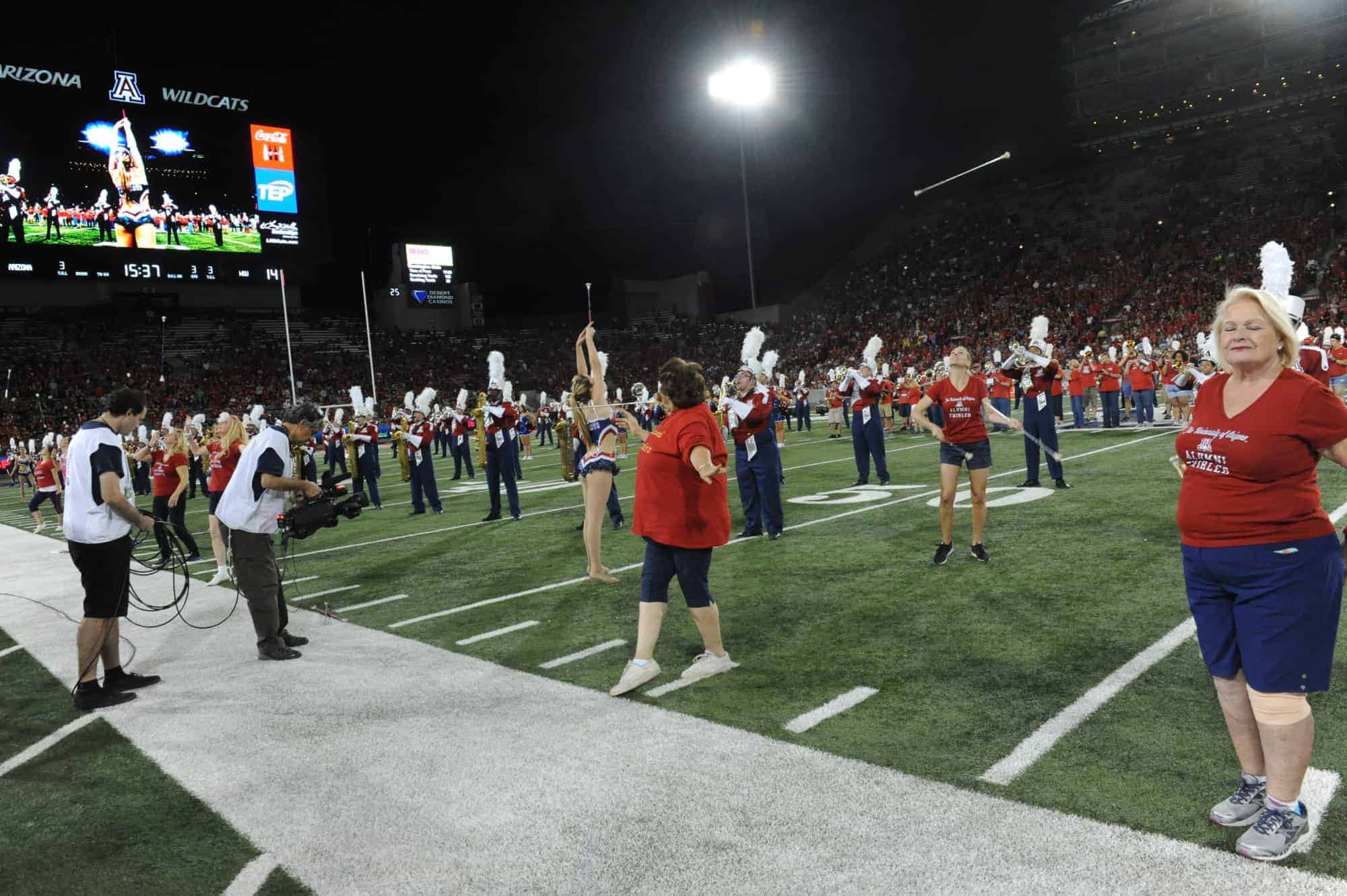 WSU vs UA Halftime