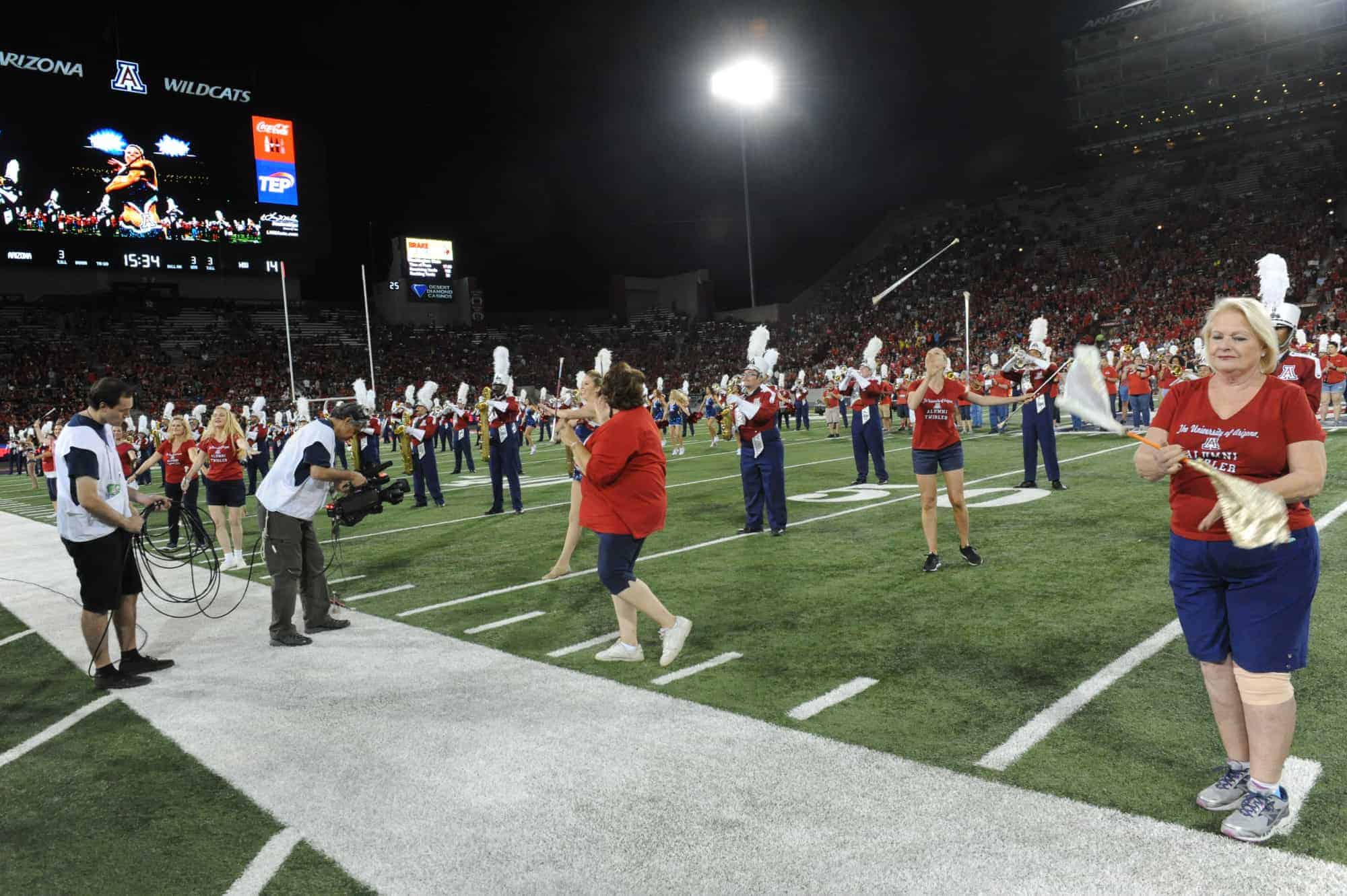 WSU vs UA Halftime