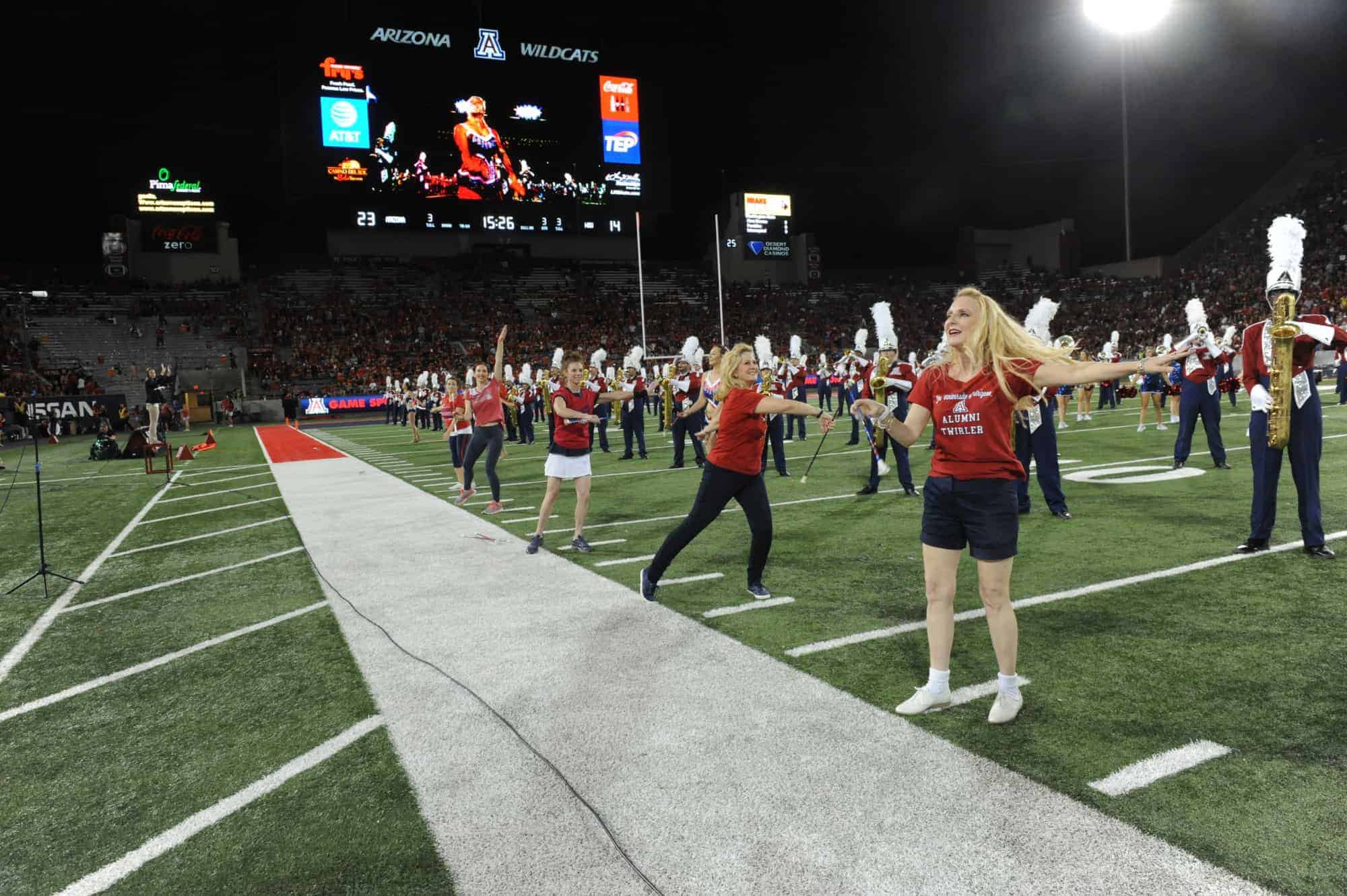 WSU vs UA Halftime