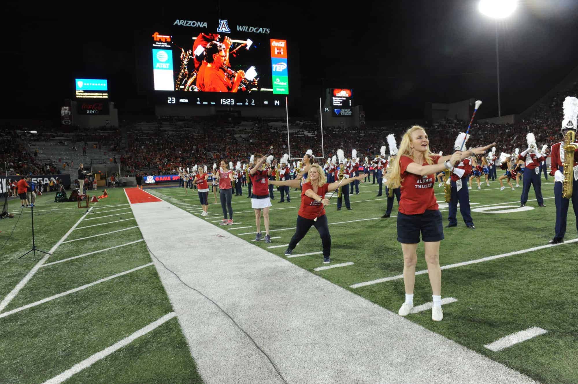WSU vs UA Halftime