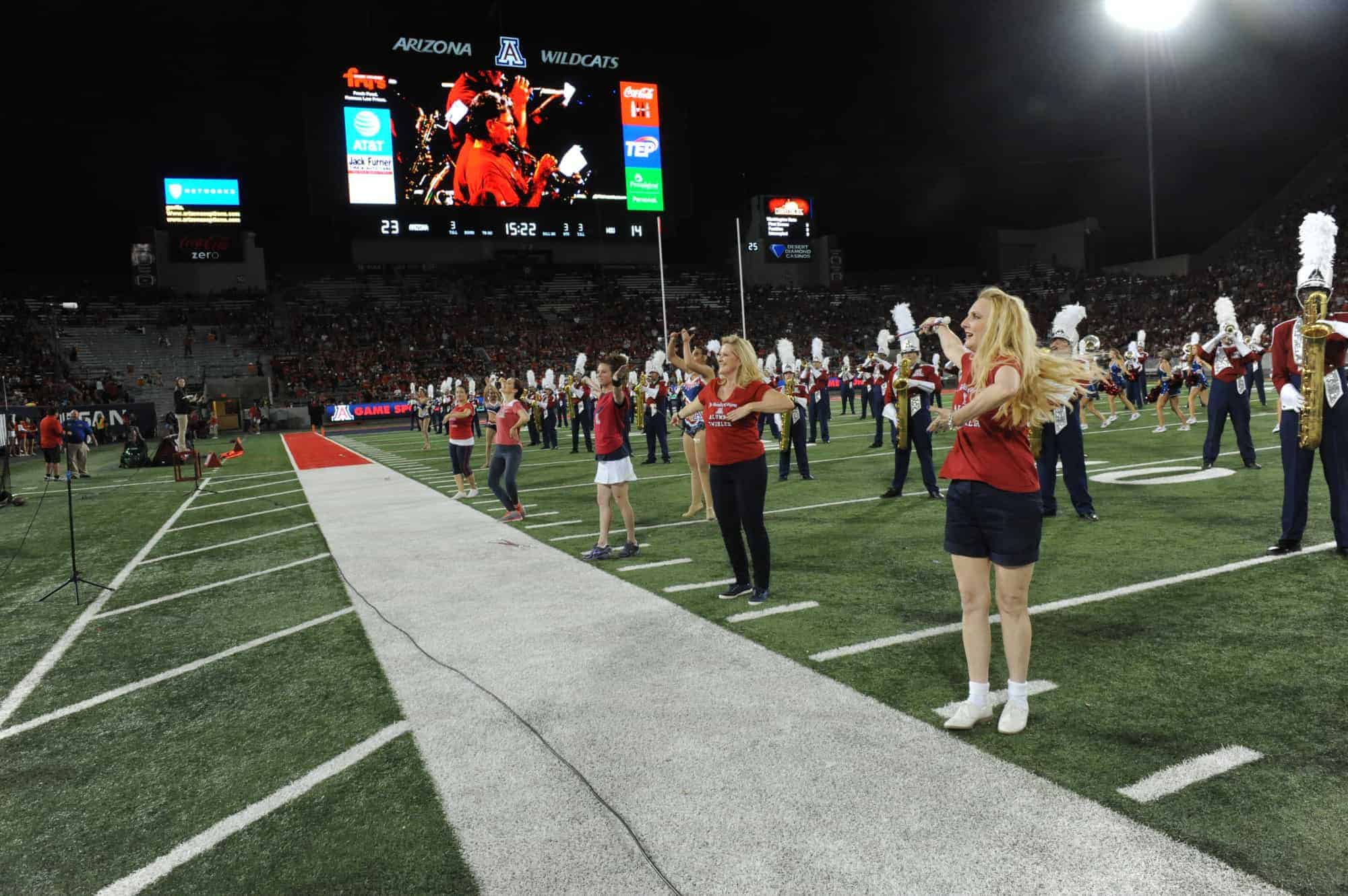 WSU vs UA Halftime