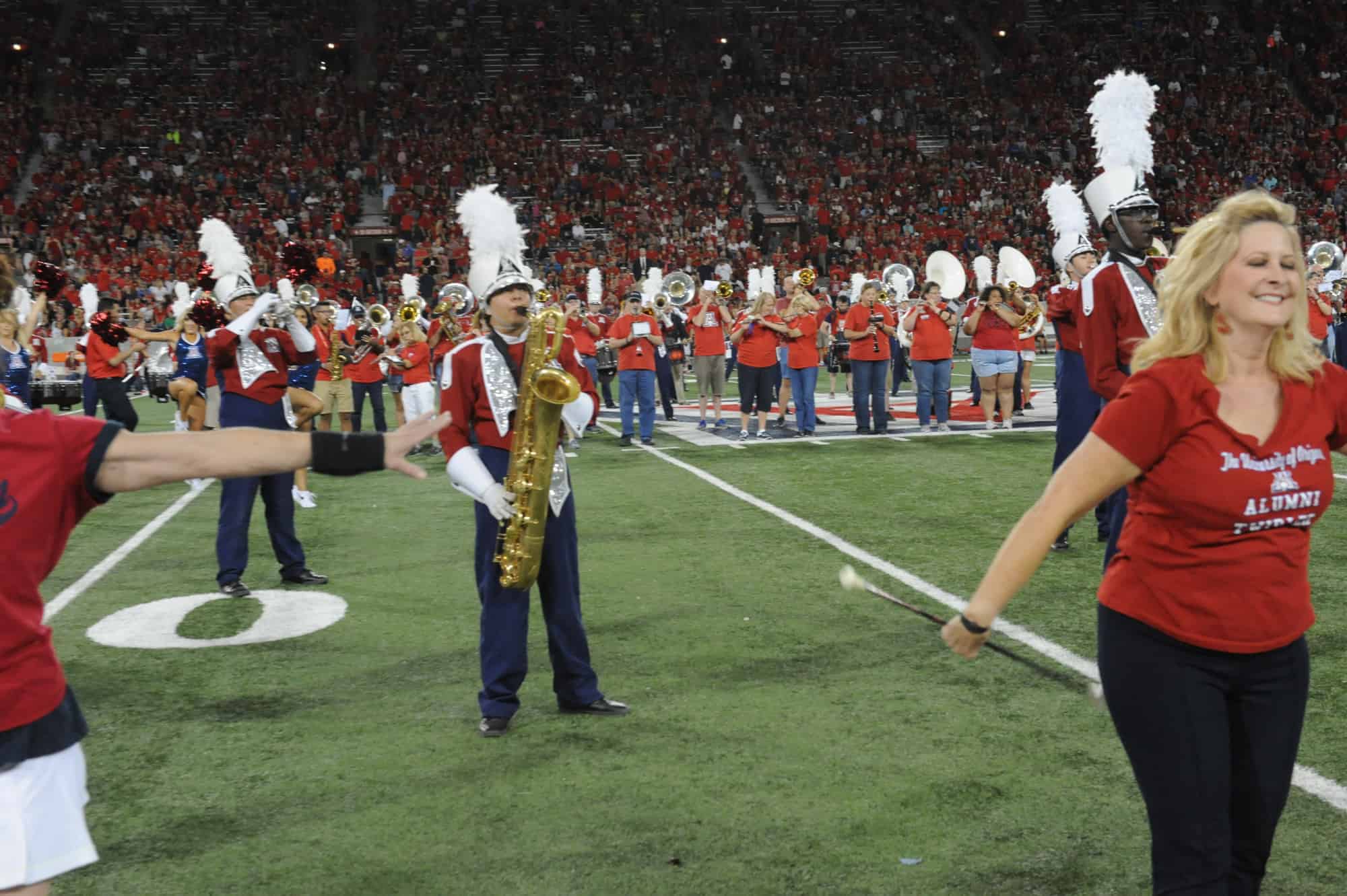 WSU vs UA Halftime