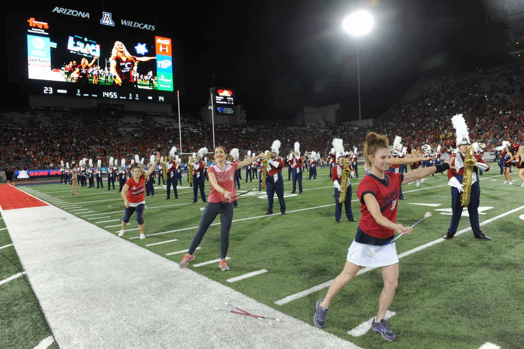 WSU vs UA Halftime