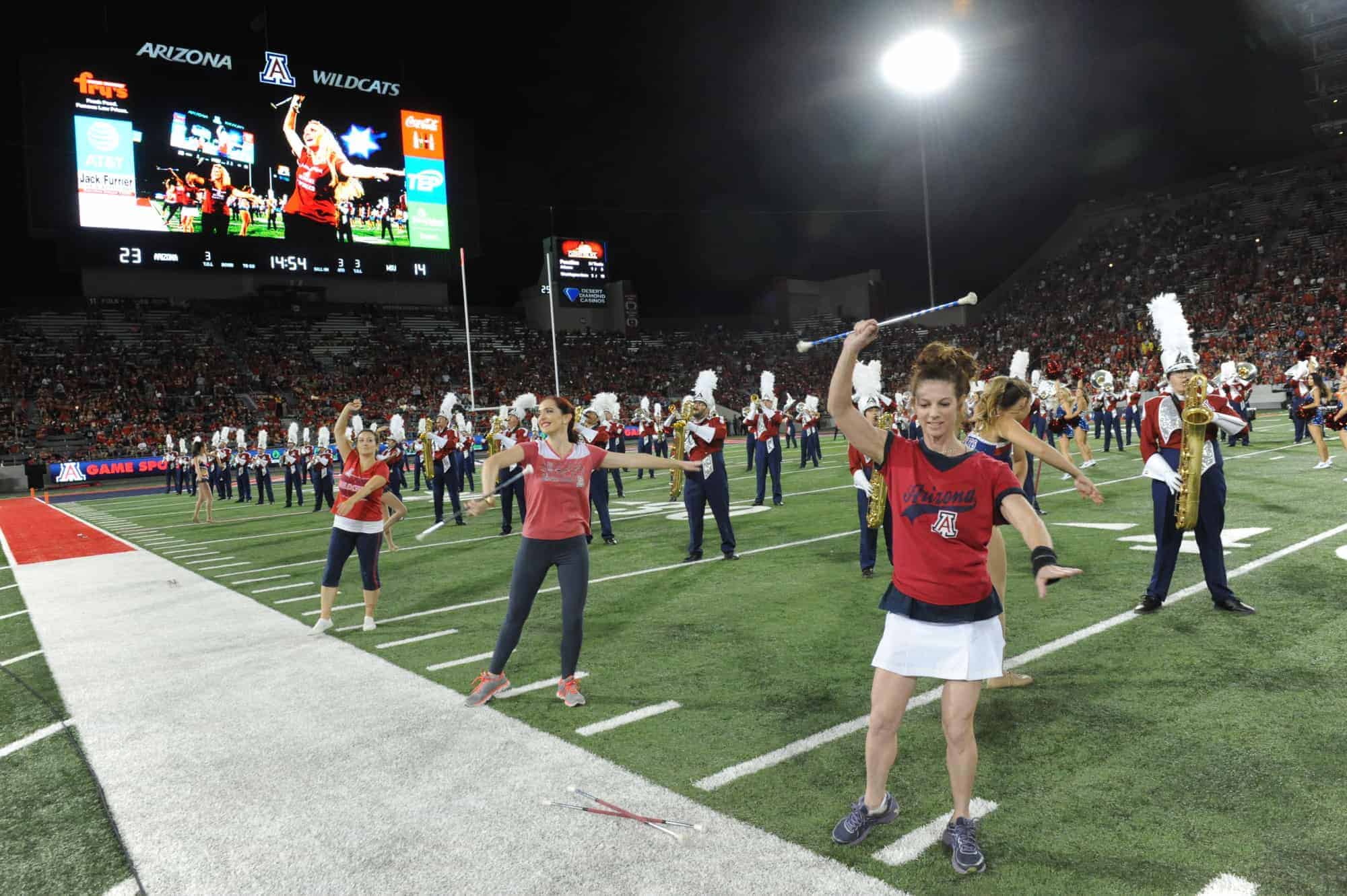 WSU vs UA Halftime